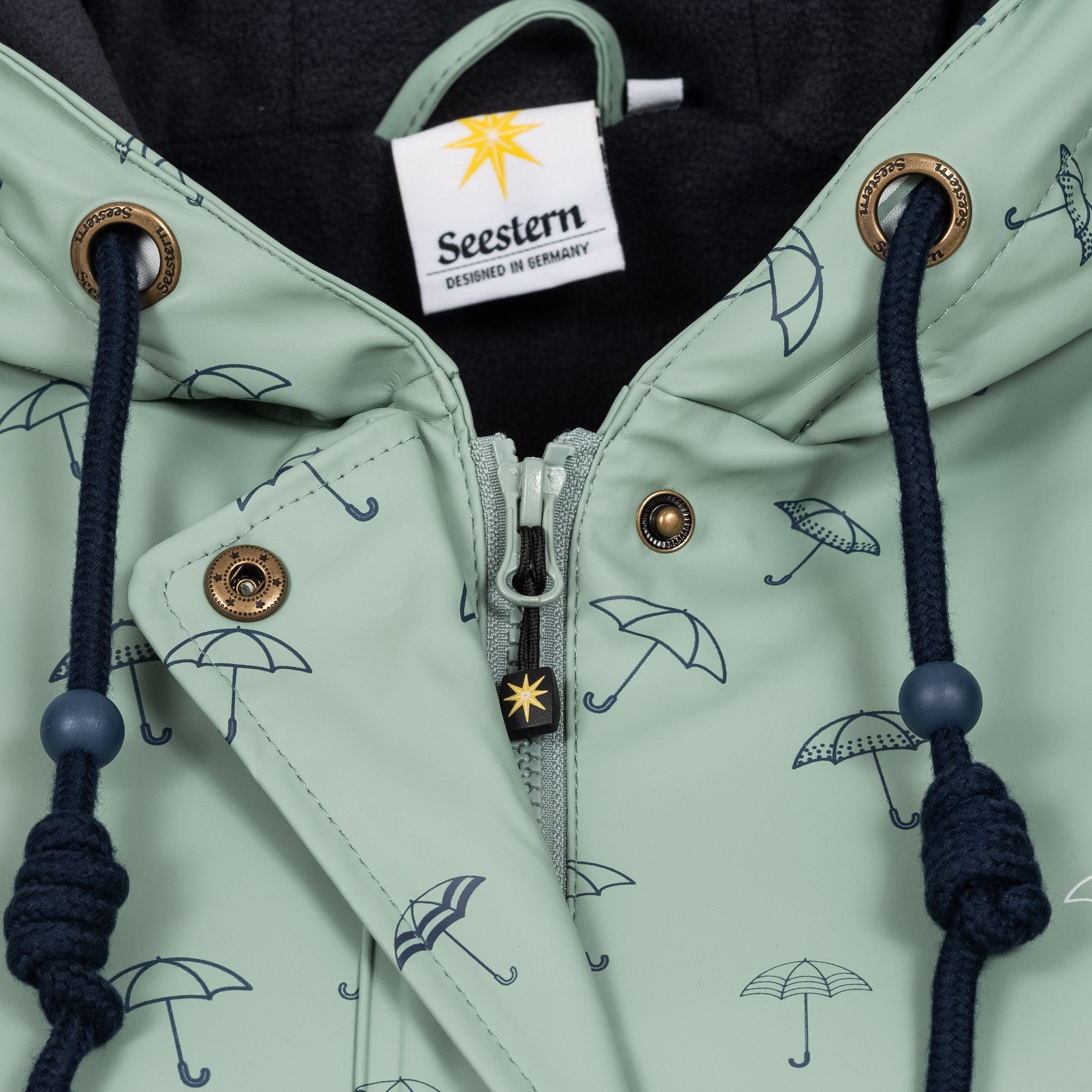 ankerglut Regenjacke Friesennerz #ankerglutsea Regenmantel, Longjacket auch in Großen Größen erhältlich