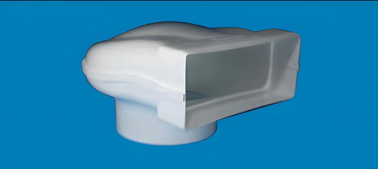 Sagemüller & Rohrer GmbH Umluftmodul OptimAIRo Umlenkstück ProGuide 150er Flachkanal Lüftungsrohr 50313