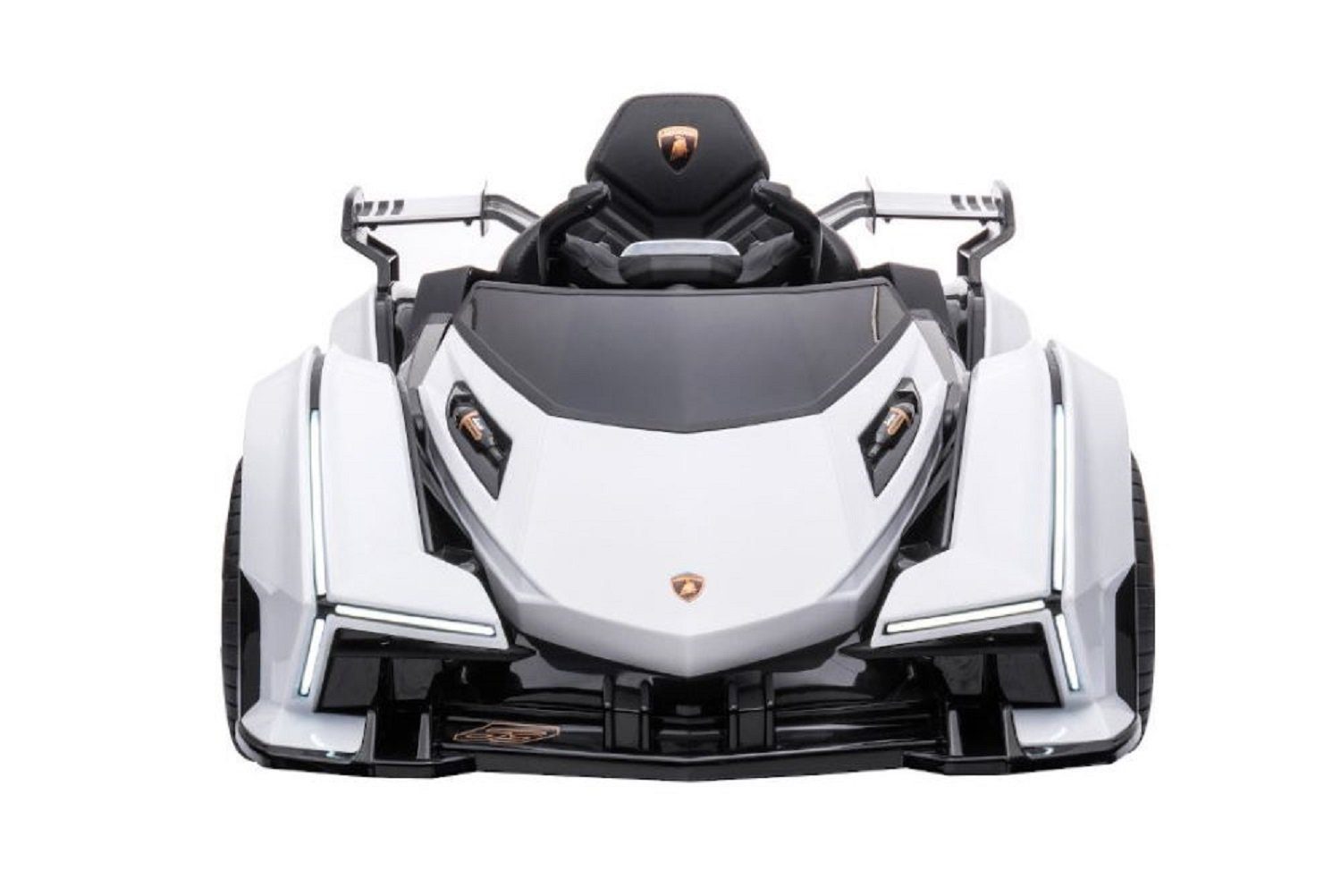 ES-Toys Elektro-Kinderauto Elektroauto Lamborghini V12, Belastbarkeit 40 kg, Vision Gran Turismo Fernbedienung MP3