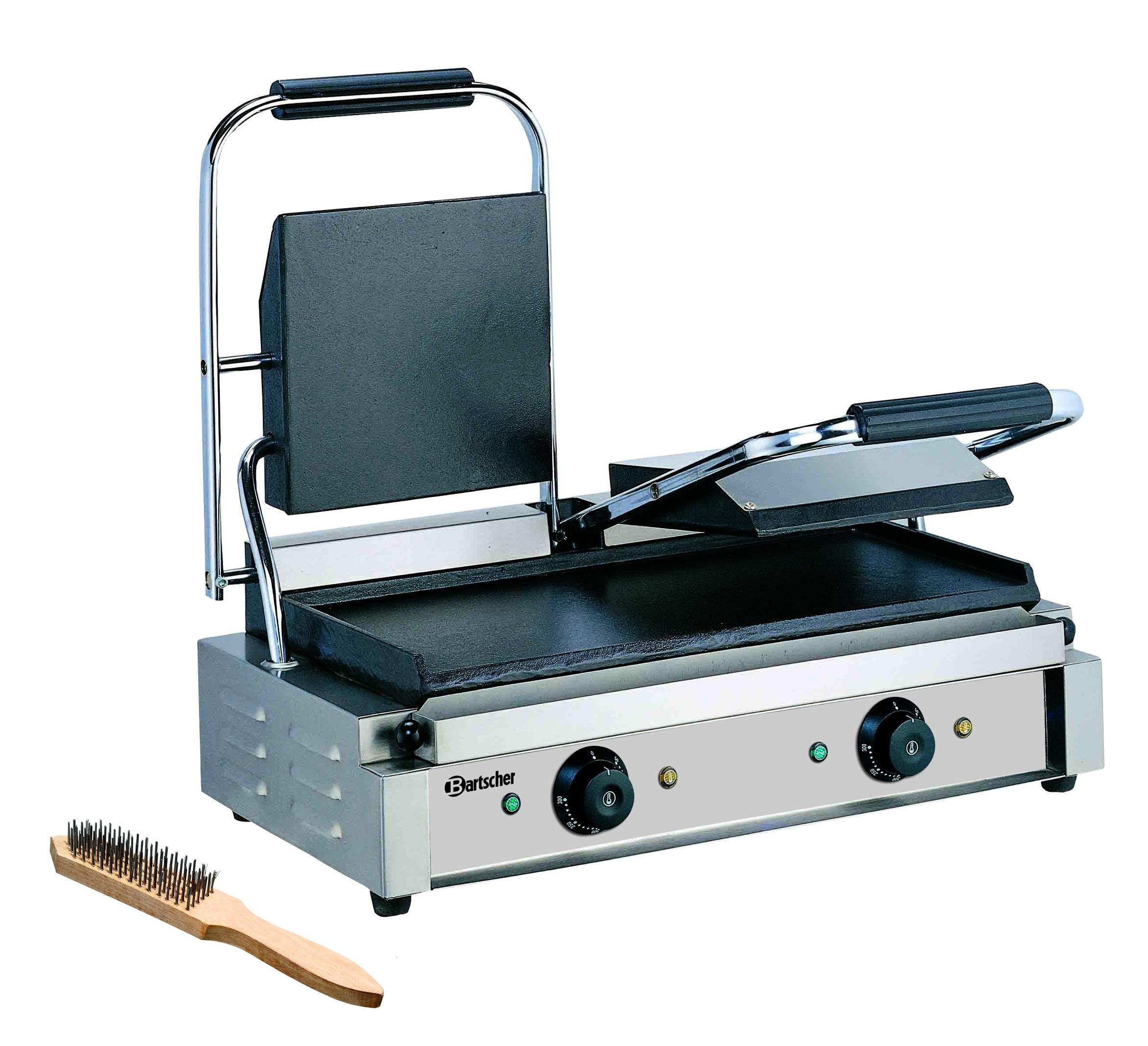 Bartscher Kontaktgrill Kontaktgrill 3600 2G, 2 Grilleinheiten, Grillfläche glatt, A150672