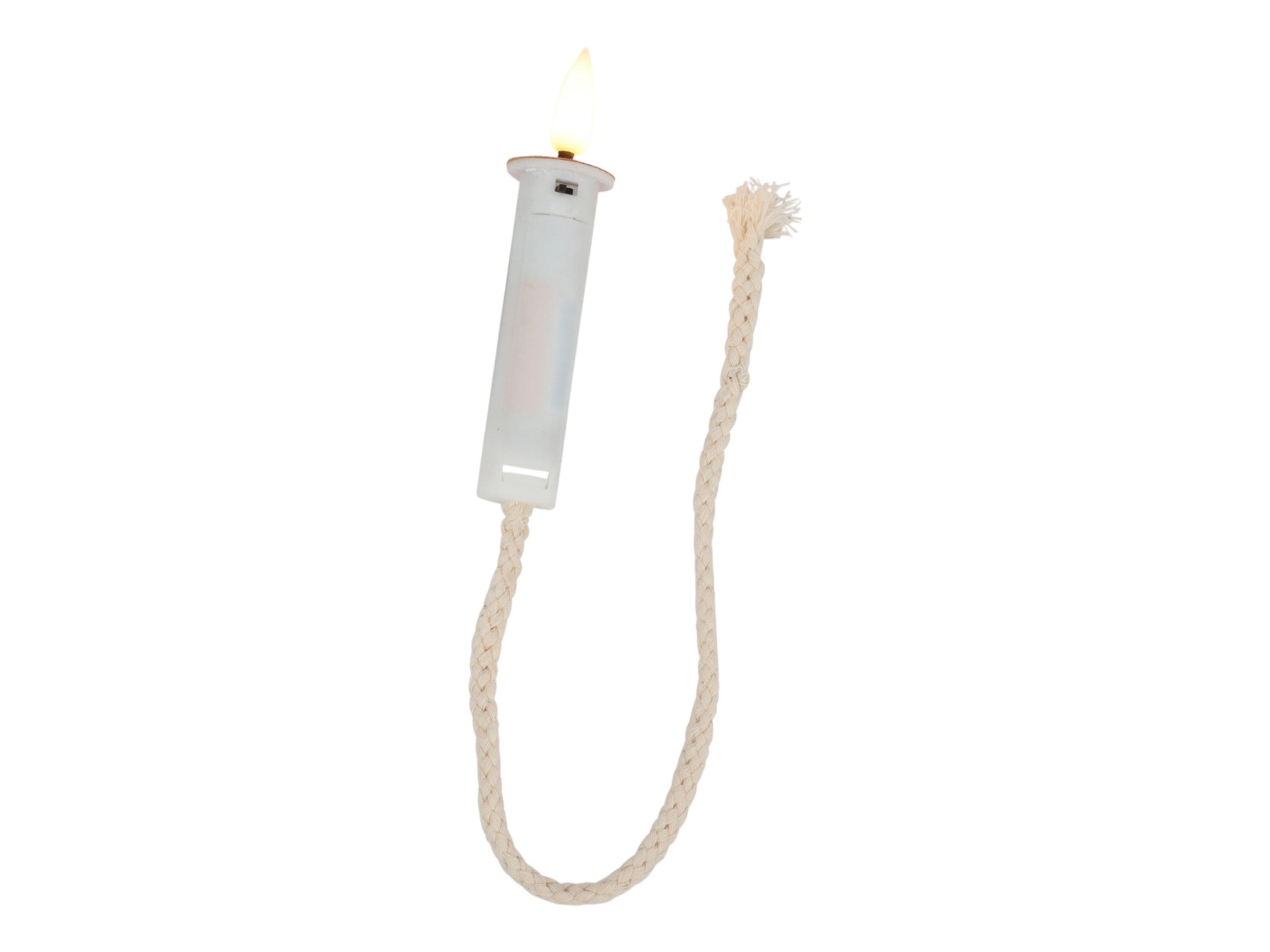 Countryfield LED-Kerze (1-tlg), Flaschenkorken Öllampen-Effekt weiß 32cm Do günstig online kaufen