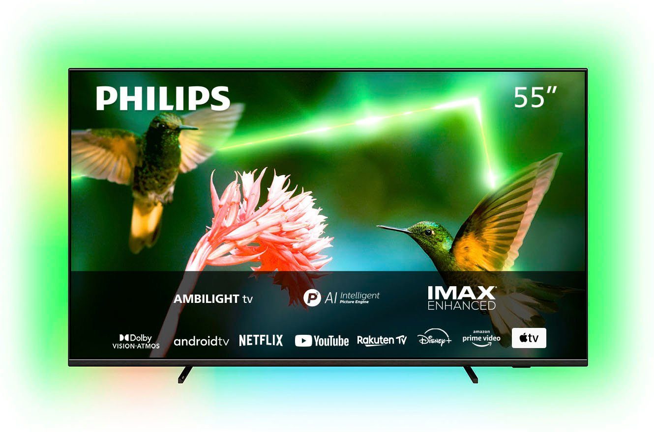 TV, (139 4K 55PML9507/12 Android HD, Ultra Philips LED-Fernseher Zoll, cm/55 Smart-TV)