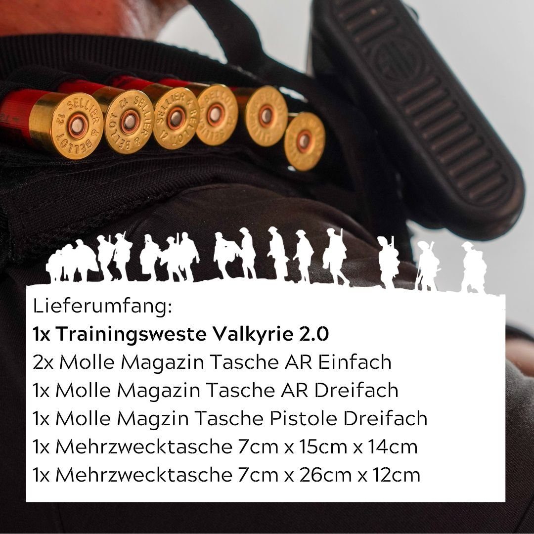 Plattenträger SK4 Weste 2.0 Valkyrie NIJ-STD-0101.06 Schutzweste zertifiziert KATLOCK