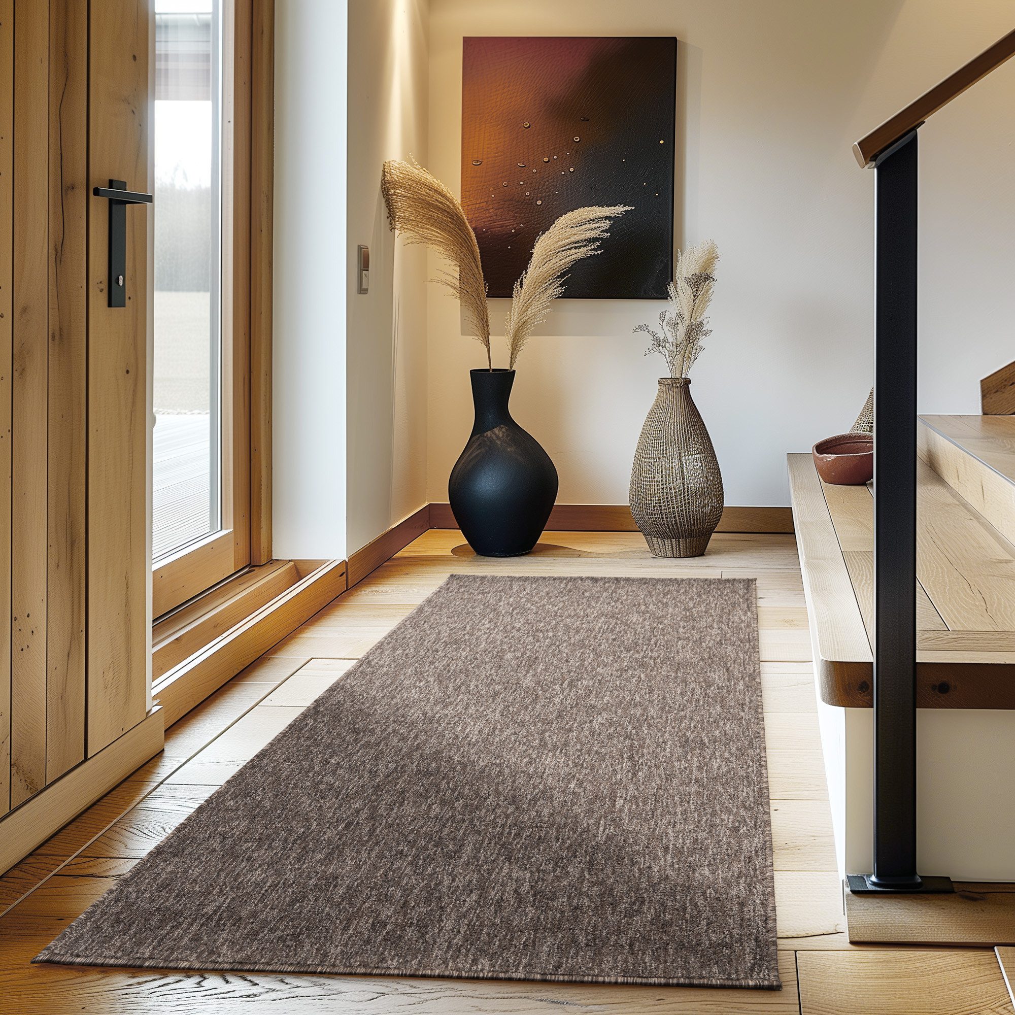 Carpettex Schlingenteppich Unicolor - Einfarbig, Läufer, günstig online kaufen