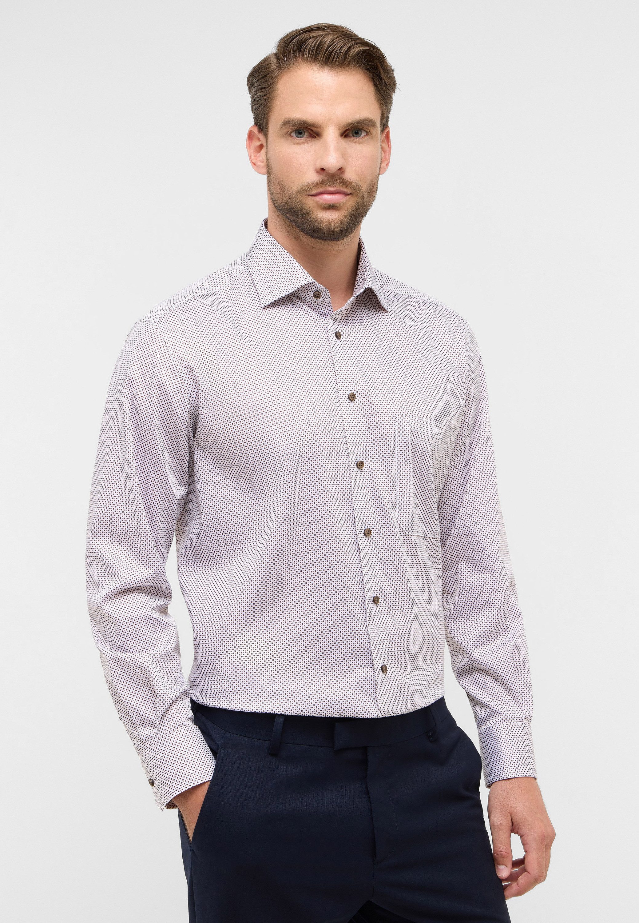 Eterna Langarmhemd COMFORT FIT NON IRON (bügelfrei) günstig online kaufen