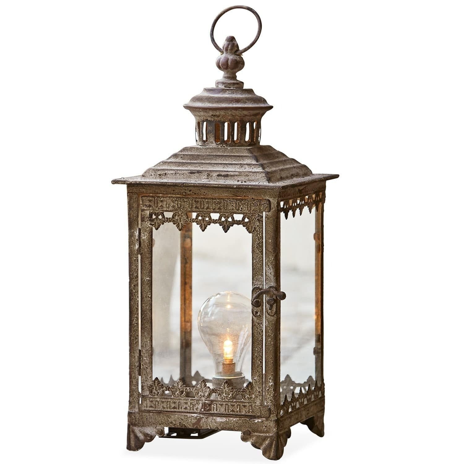 Mirabeau LED Laterne LED-Laterne Féerie antikbraun günstig online kaufen