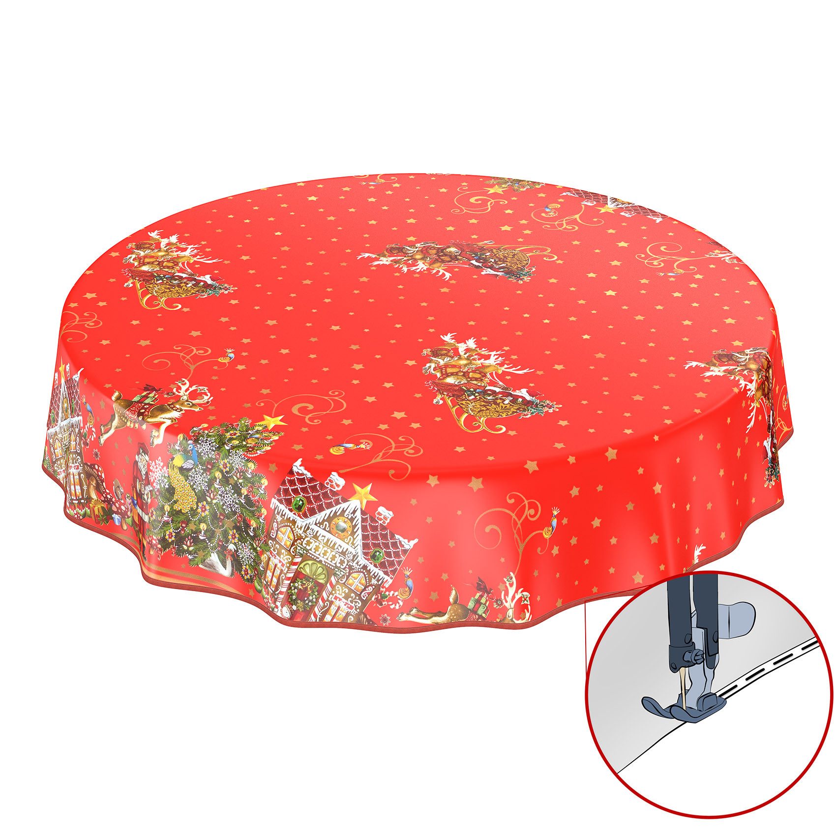 ANRO Tischdecke Wachstuchtischdecke Gartentischdecke Wachstischdecke (Einze günstig online kaufen