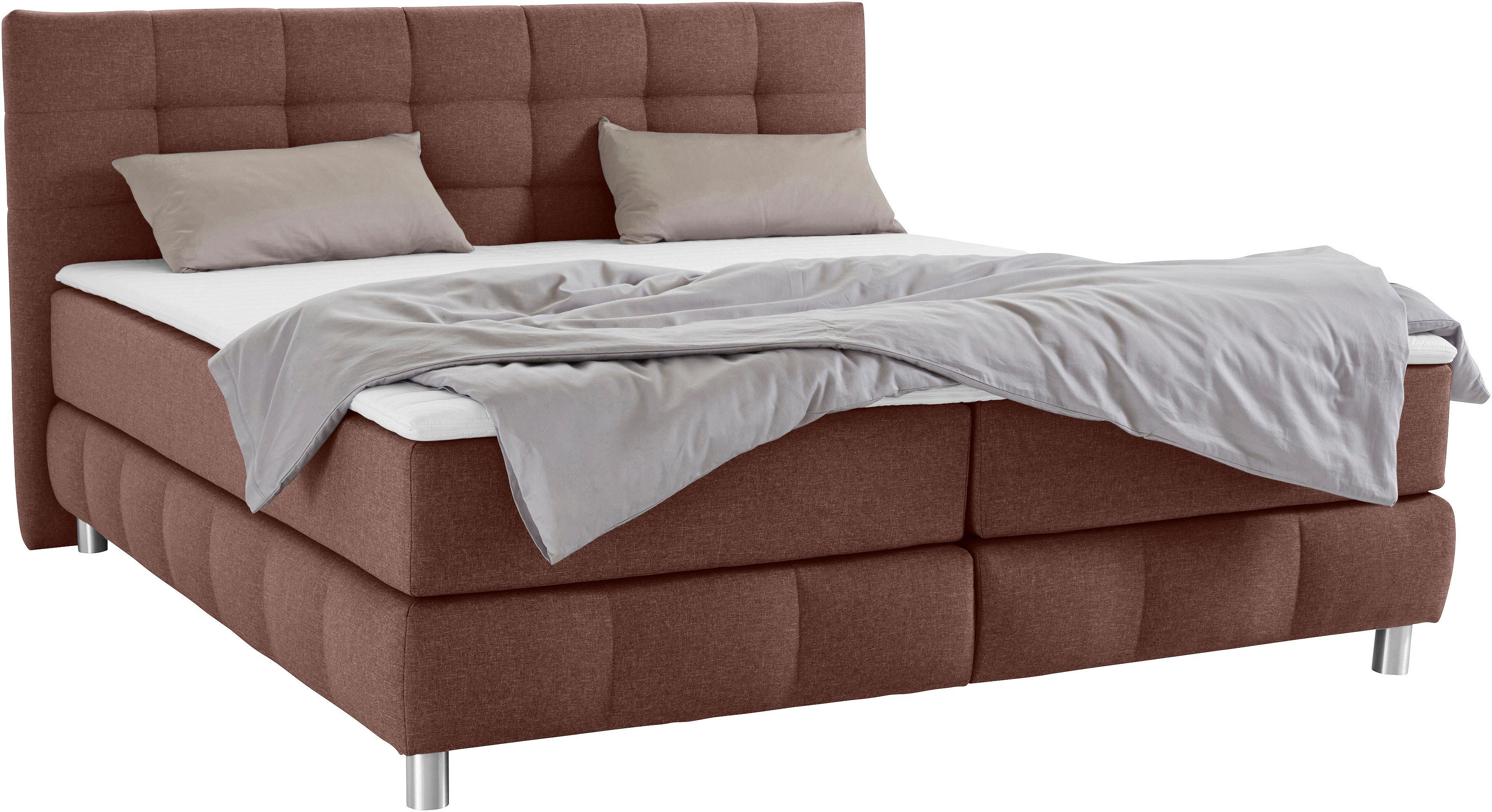 andas Boxspringbett Salo, incl. Topper, 6 günstig online kaufen