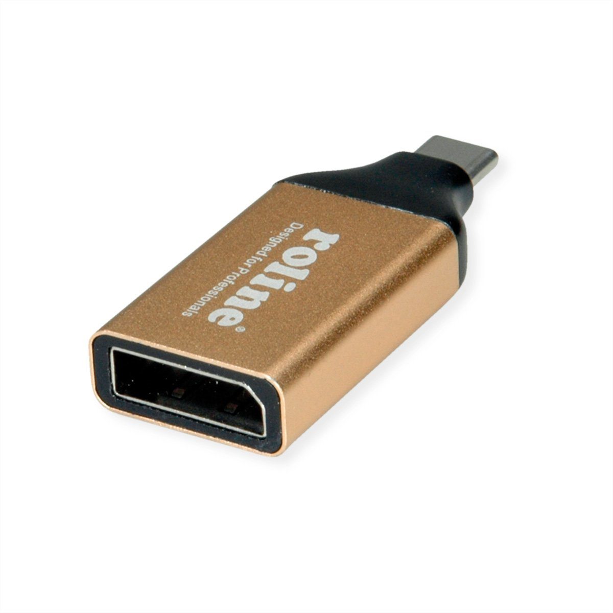 GOLD Display Adapter USB Typ C - DisplayPort v1.2 Audio- & Video-Adapter