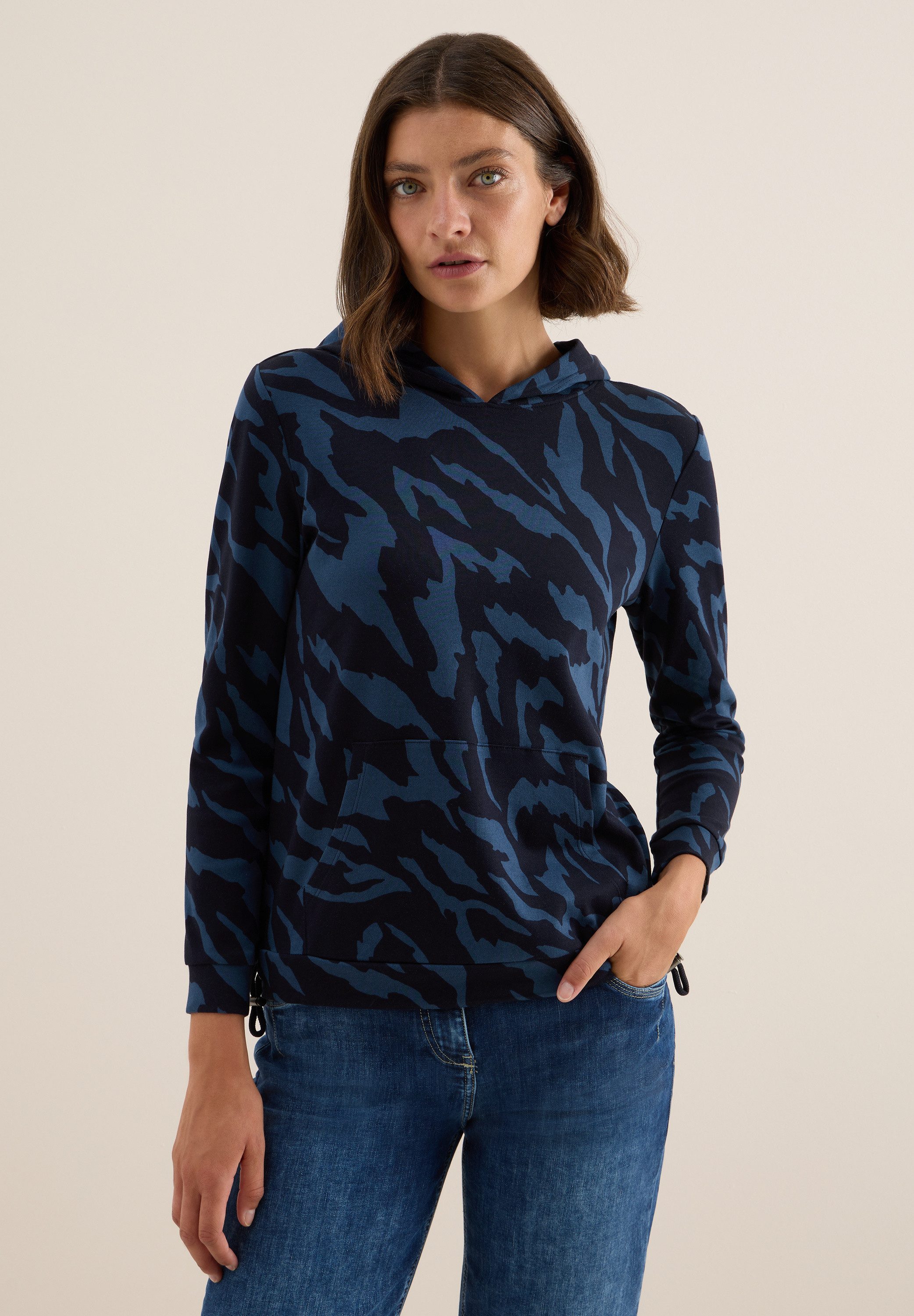 CECIL Langarmshirt aus reiner Baumwolle günstig online kaufen