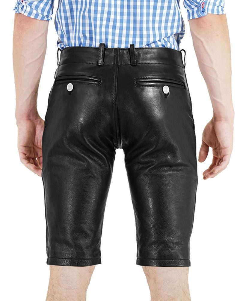 BOCKLE Boxershorts Bockle® Zimmermann Shorts Lederhose Zimmermann Leder Shorts – Bild 2 von 4