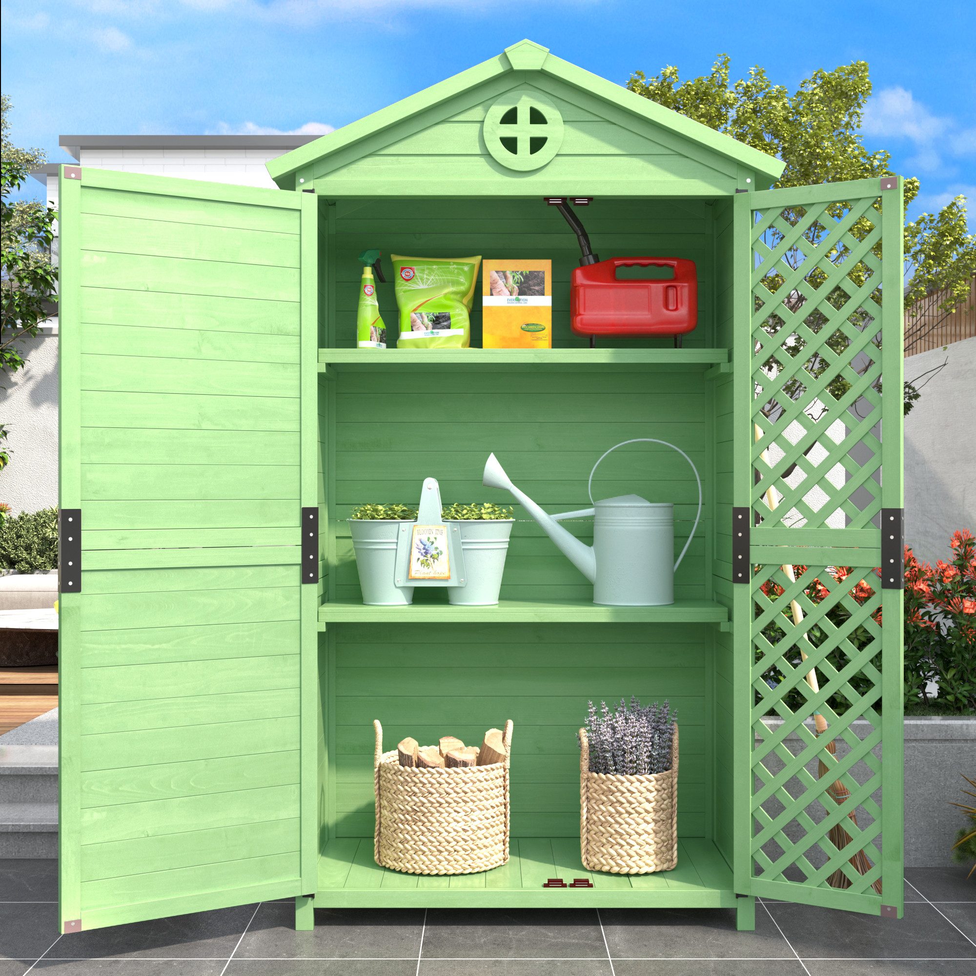 Flieks Garten-Geräteschrank, BxT: 90x56.5 cm, Gartenhaus günstig online kaufen