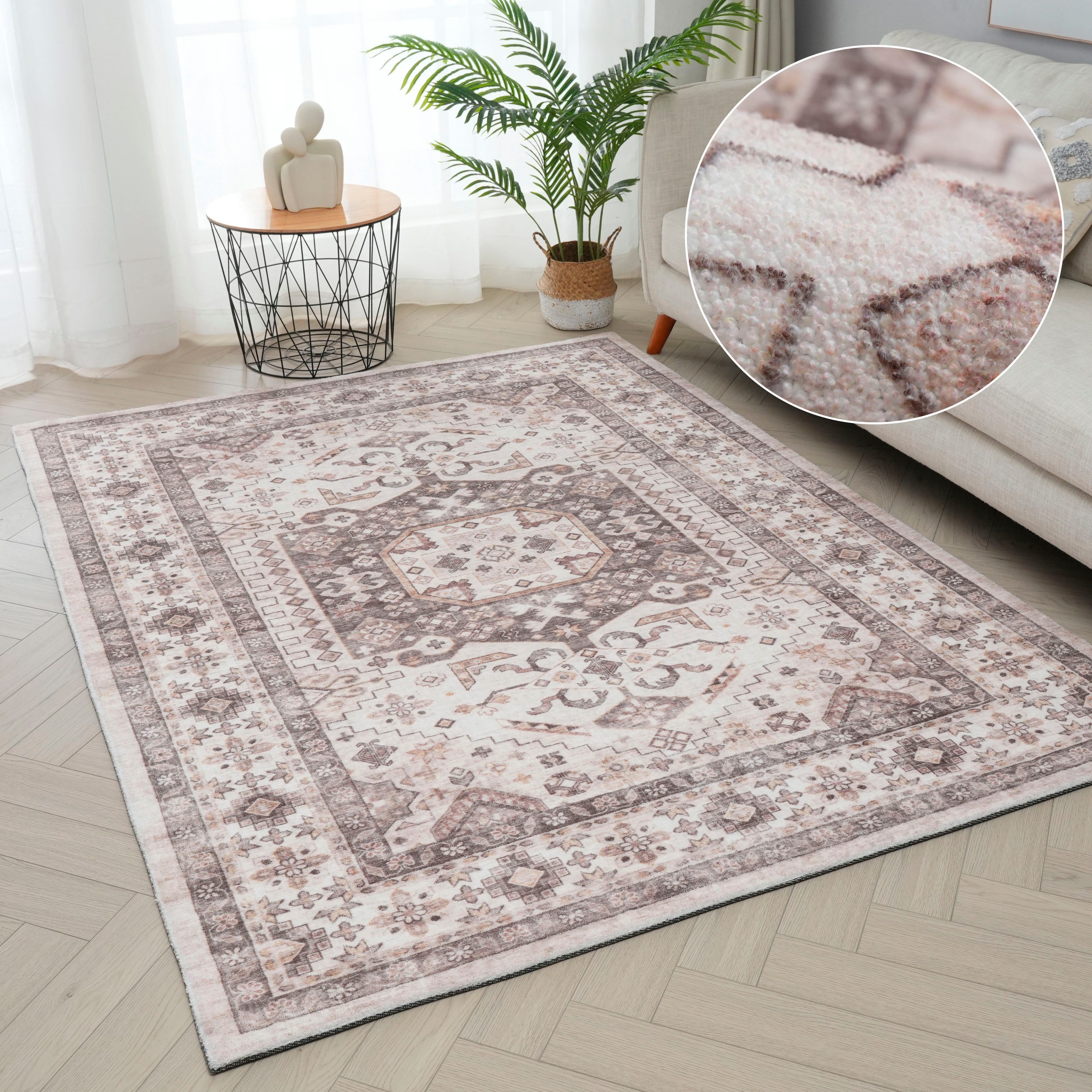 my home Teppich Abbas, Druckteppich, orientalisches günstig online kaufen
