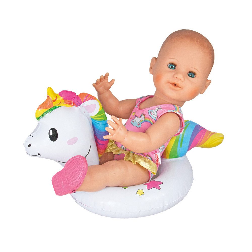 Heless Babypuppe Puppenzubehör - Einhorn Schwimmset günstig online kaufen