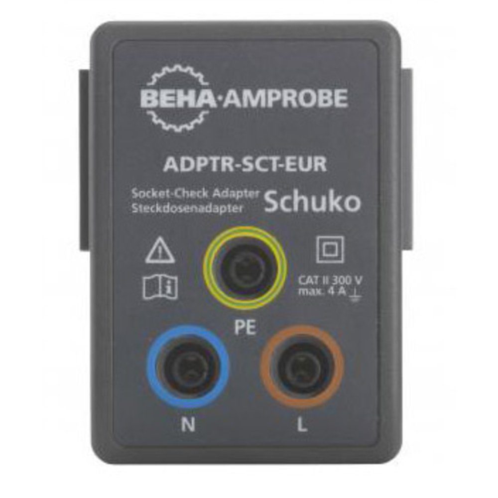 Beha Amprobe Spannungsprüfer Beha Amprobe 4854899 ADPTR-SCT-EUR Elektriker Prüfadapter 1 St., (ADPTR-SCT-EUR)