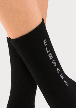 Elbsand Socken (Packung, 3-Paar) mit eingestricktem Schriftzug