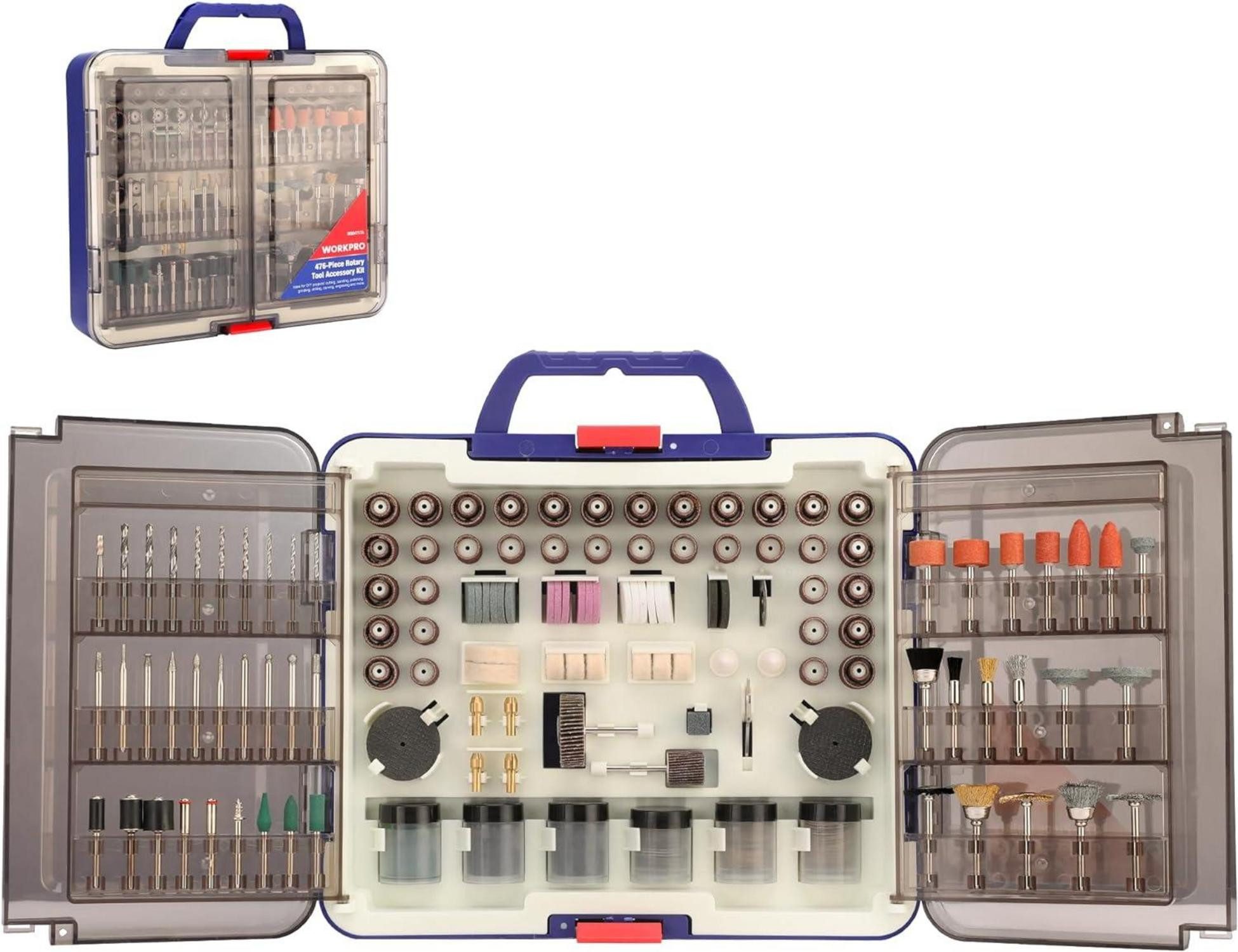 Multitool 476 tlg. Multifunktionswerkzeug Zubehör Set für Rotationswerkzeug