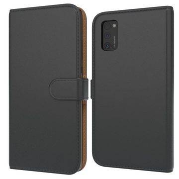 EAZY CASE Handyhülle Uni Bookstyle für Samsung Galaxy A41 6,1 Zoll, Schutzhülle mit Standfunktion Kartenfach Handytasche aufklappbar Etui