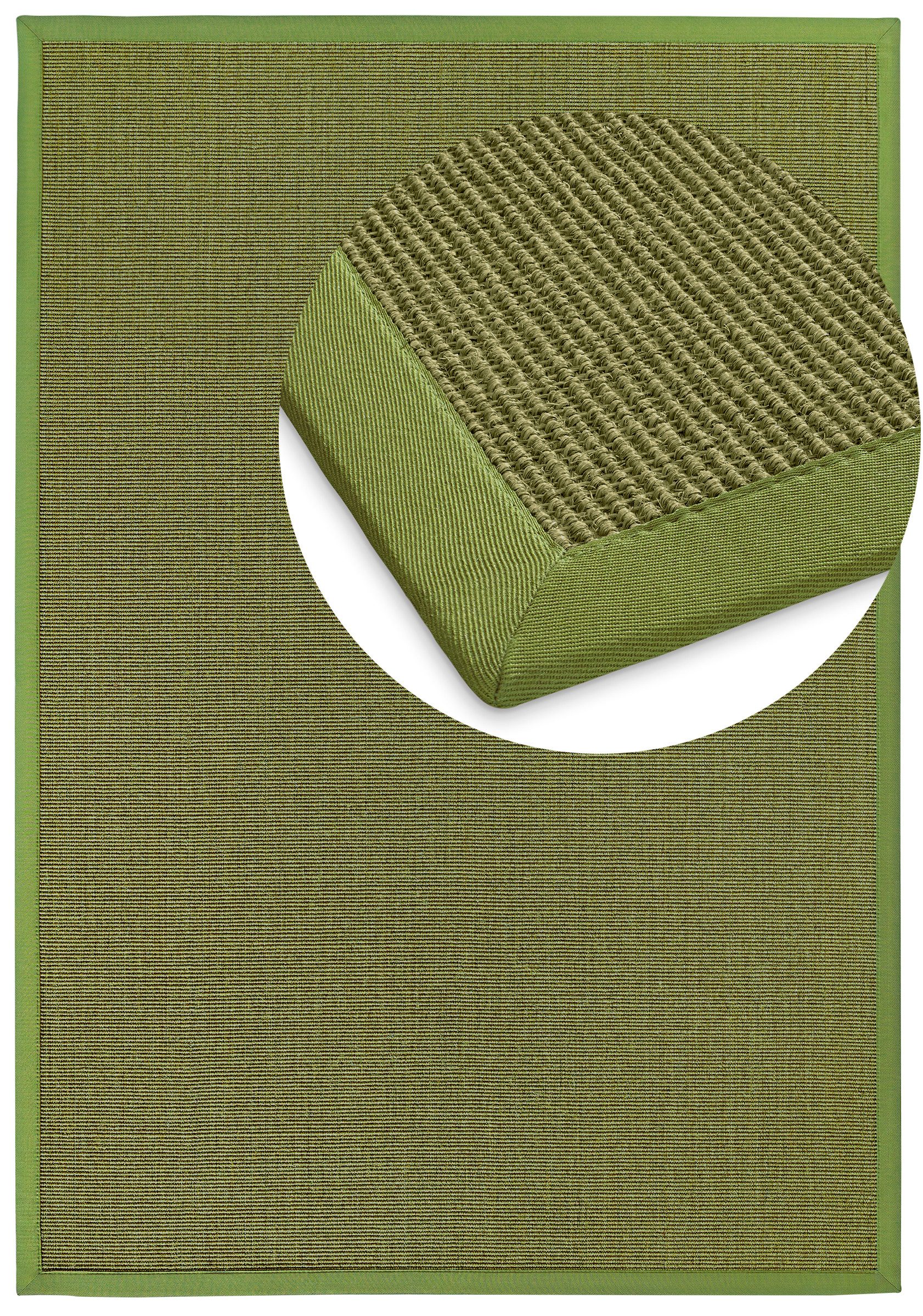 Dekowe Sisalteppich Mara S2 mit Bordüre Spezial, rechteckig, Höhe: 5 mm, 100% Sisal, auch als Läufer, Wohnzimmer