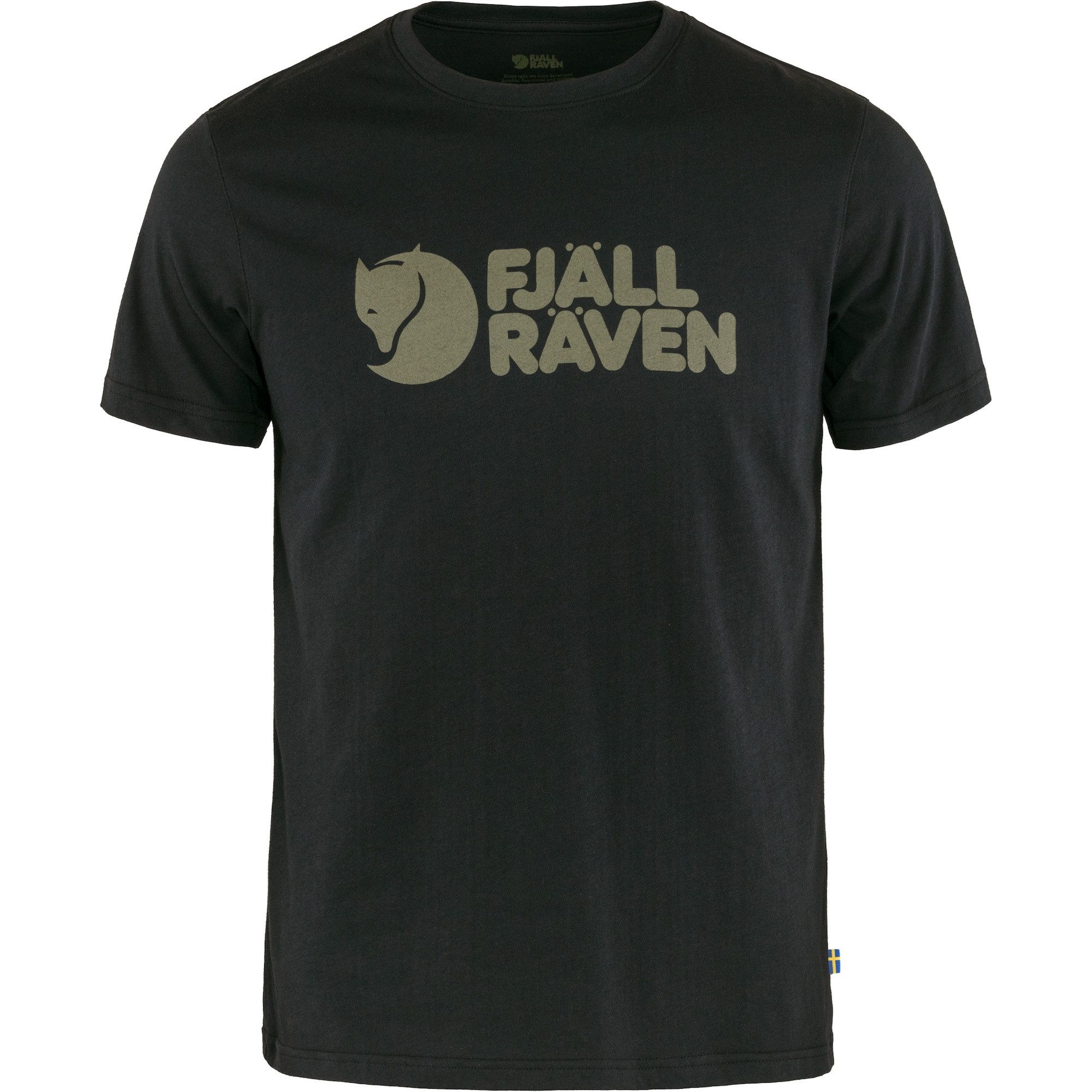 Outdoorhemd FJÄLLRÄVEN Logo T-shirt M Black