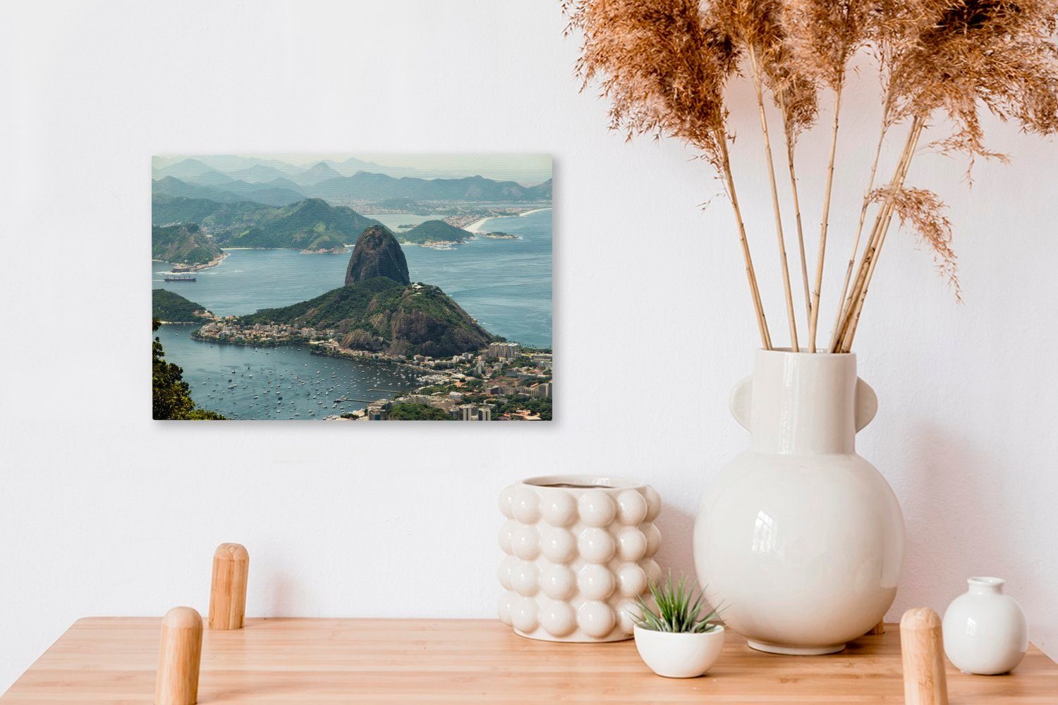 OneMillionCanvasses® Leinwandbild Der Zuckerhut in Rio de Leinwandbilder, 30x20 oben, Wanddeko, cm Janeiro Wandbild (1 von Aufhängefertig, St)