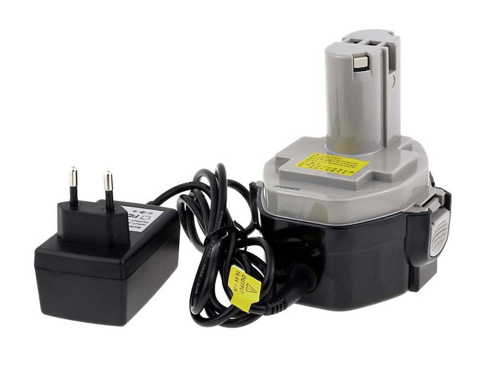 Powery Akku für Makita Baustellenradio DMR105 Li-Ion inkl. Ladegerät 2000mAh Akku 2000 mAh (14.4 V)