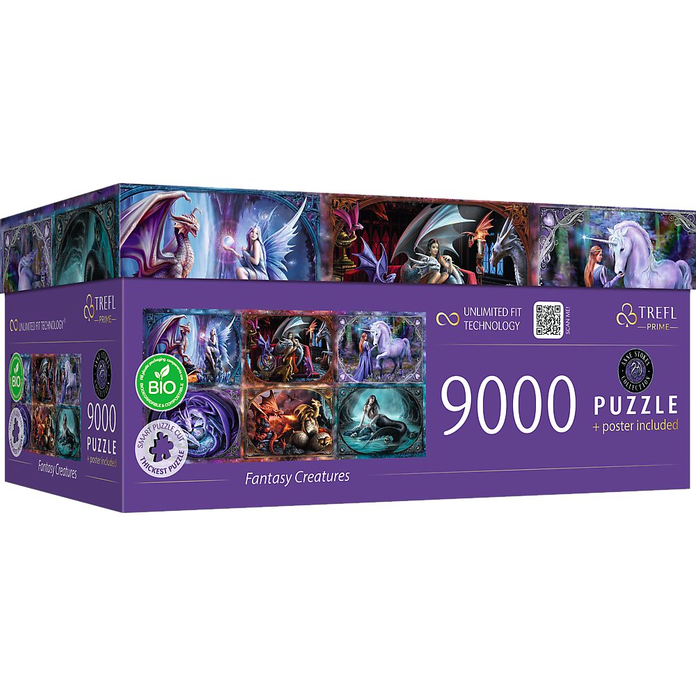 Trefl GmbH Puzzle Anne Stokes Fantasie Kreaturen 9000 Teile Puzzle, 9000 Puzzleteile
