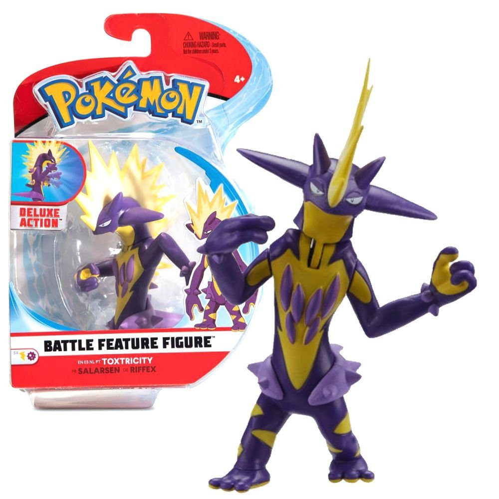 POKÉMON Spielfigur Battle Feature Spiel-Figur Pokemon bewegliche Deluxe Action Figur Riffex