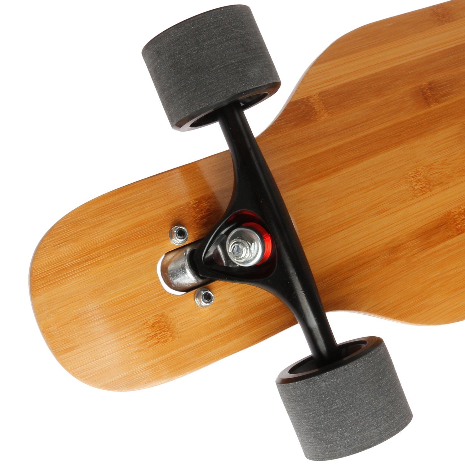 FunTomia Longboard Camber Ahornholz Longboard in 3 Flex Stufen + T-Tool, Camber Twin Tip