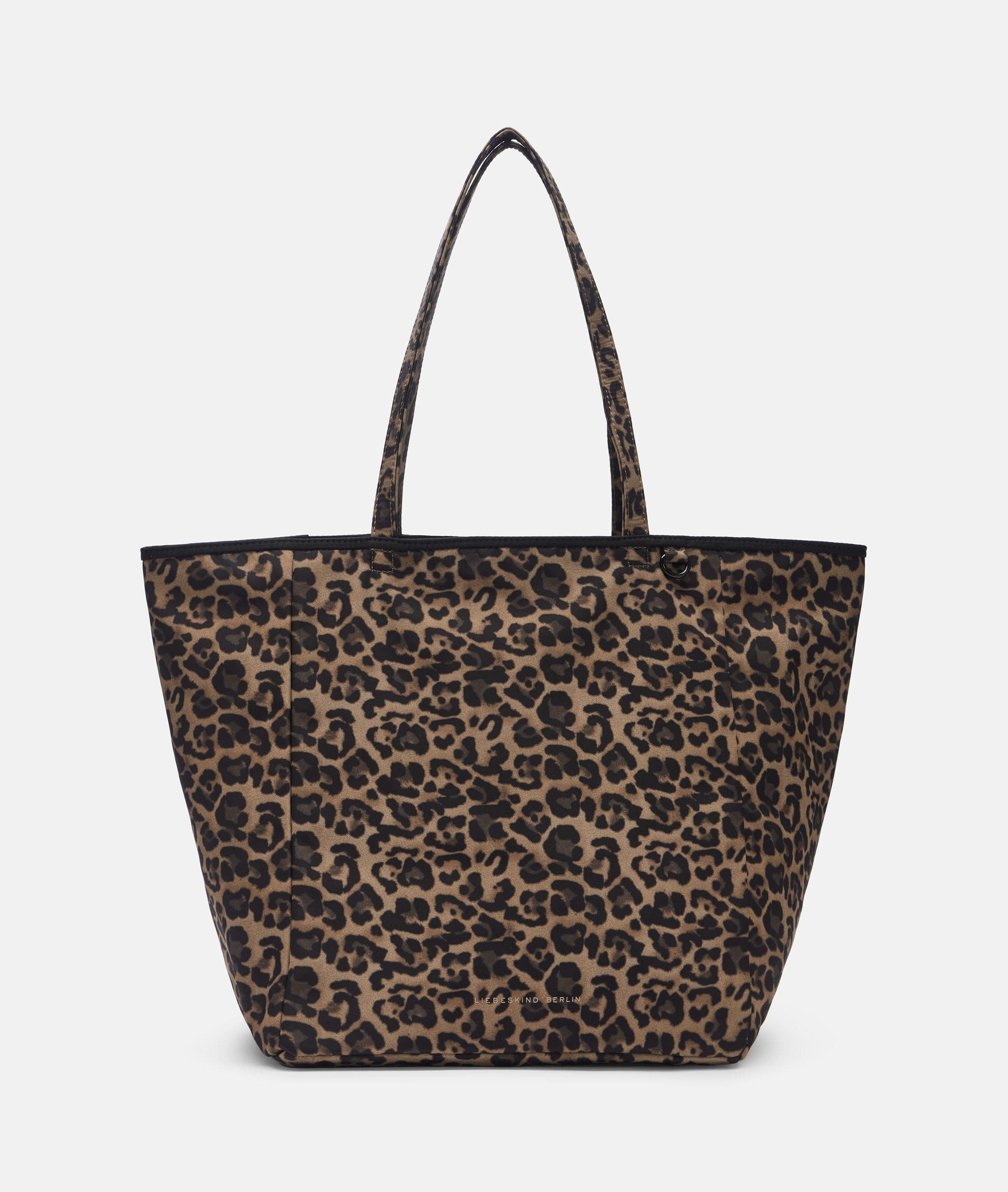 Liebeskind Berlin Shopper Shopper, Großer Shopper aus Nylon mit Leo-Print
