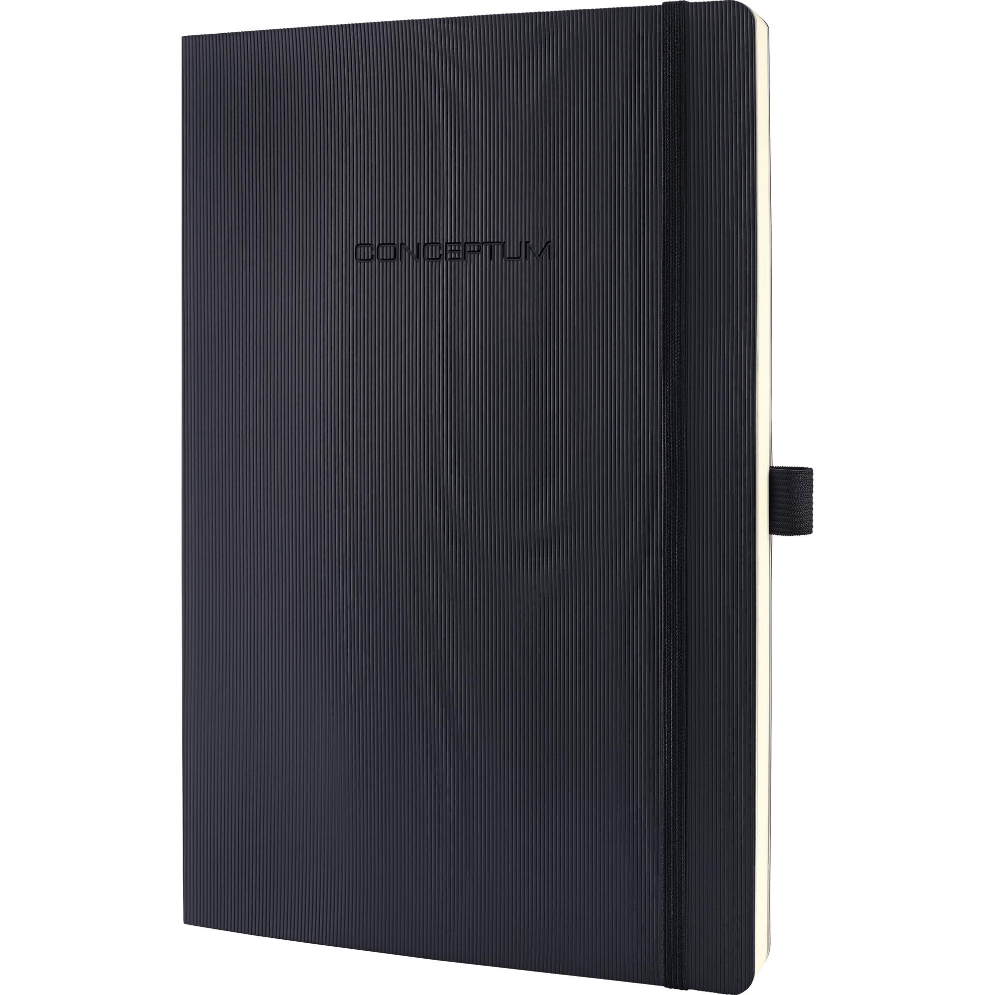 Notizbuch SIGEL CO310 Notizbuch Conceptum - Uni - kariert - ca. A4 - schwarz -