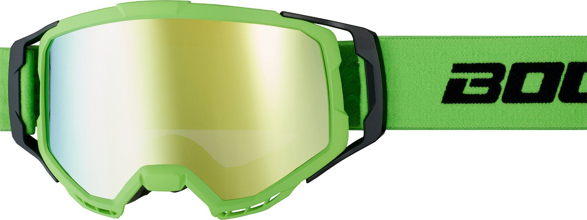 B-1 Motocross Brille Bogotto Motorradbrille Green/Black