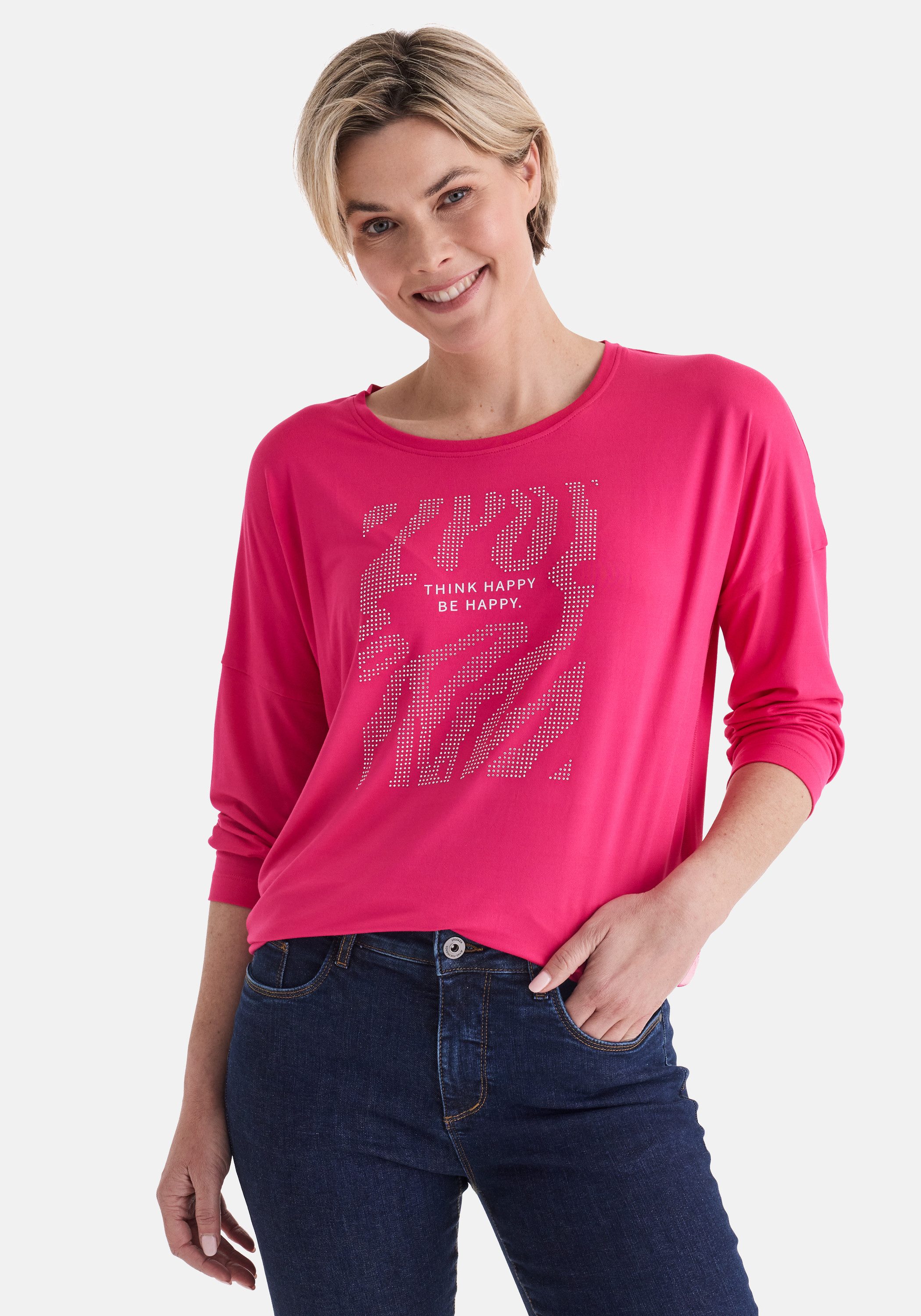 STOOKER WOMEN Sweatshirt STCLEA Sweatshirt 3/4-Arm Regular Fit Sweatshirt für Damen