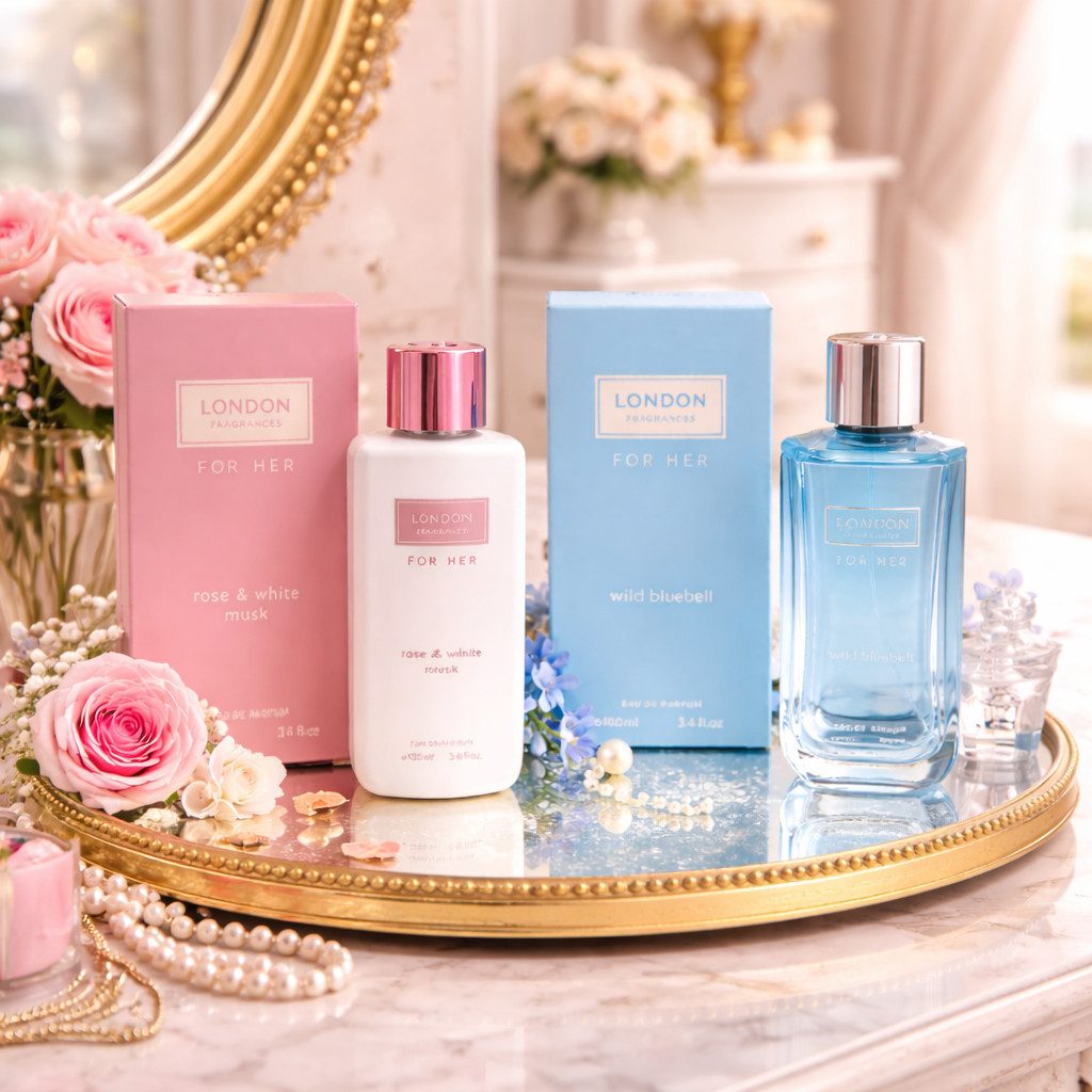 LONDON FRAGRANCES Eau de Parfum London Fragrances For Her Damenduft EDP 100 ml, 1-tlg., Hergestellt in UK, Damenduft,Elegant