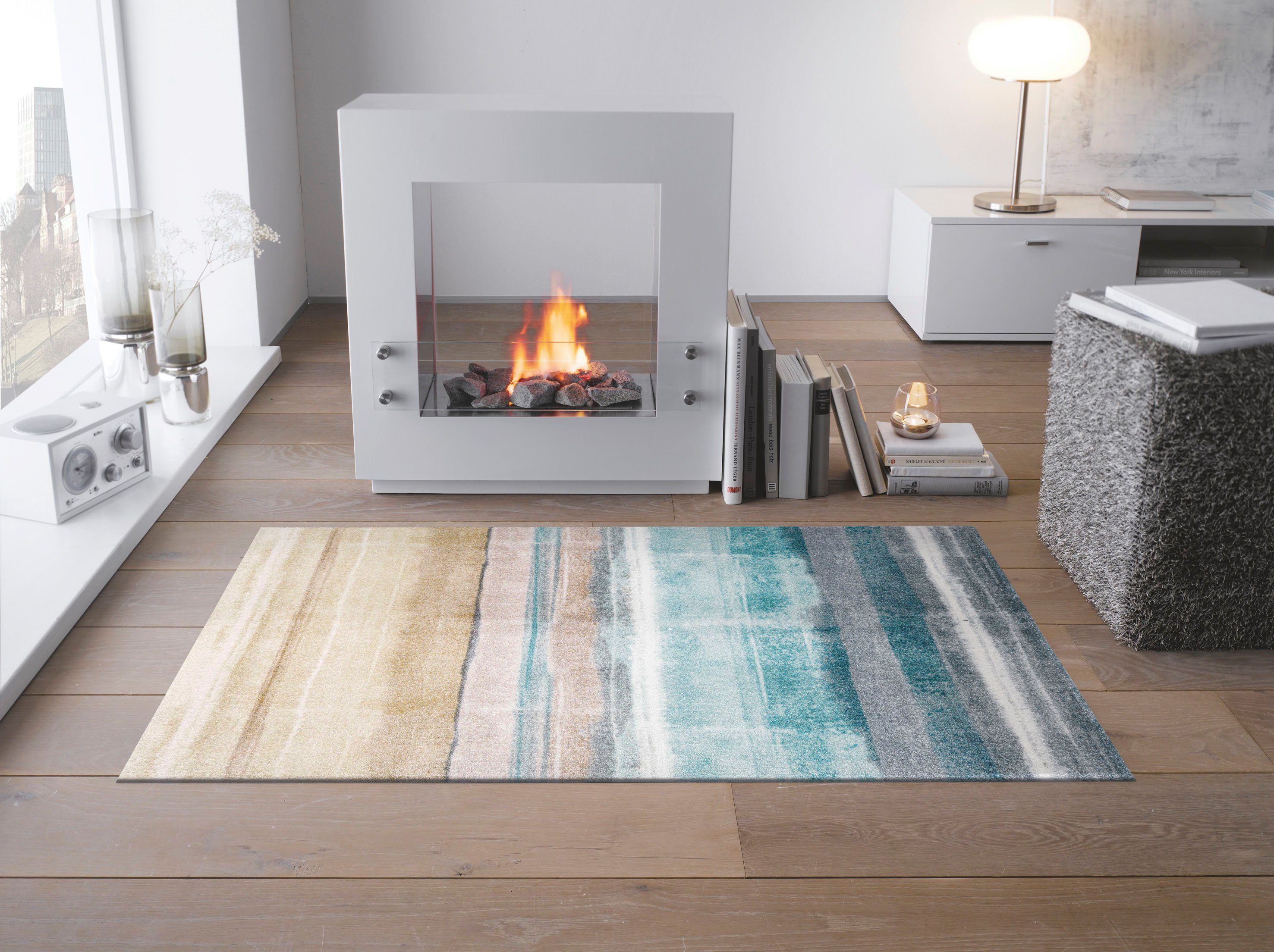 wash+dry by Kleen-Tex Teppich Frerik, rechteckig, Höhe: 9 mm, rutschhemmend günstig online kaufen