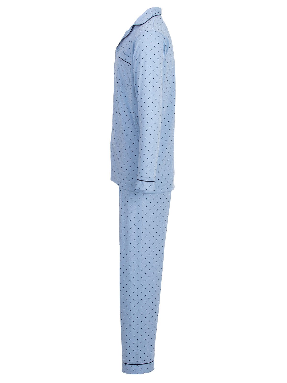 Henry Terre Schlafanzug Pyjama Set Langarm günstig online kaufen