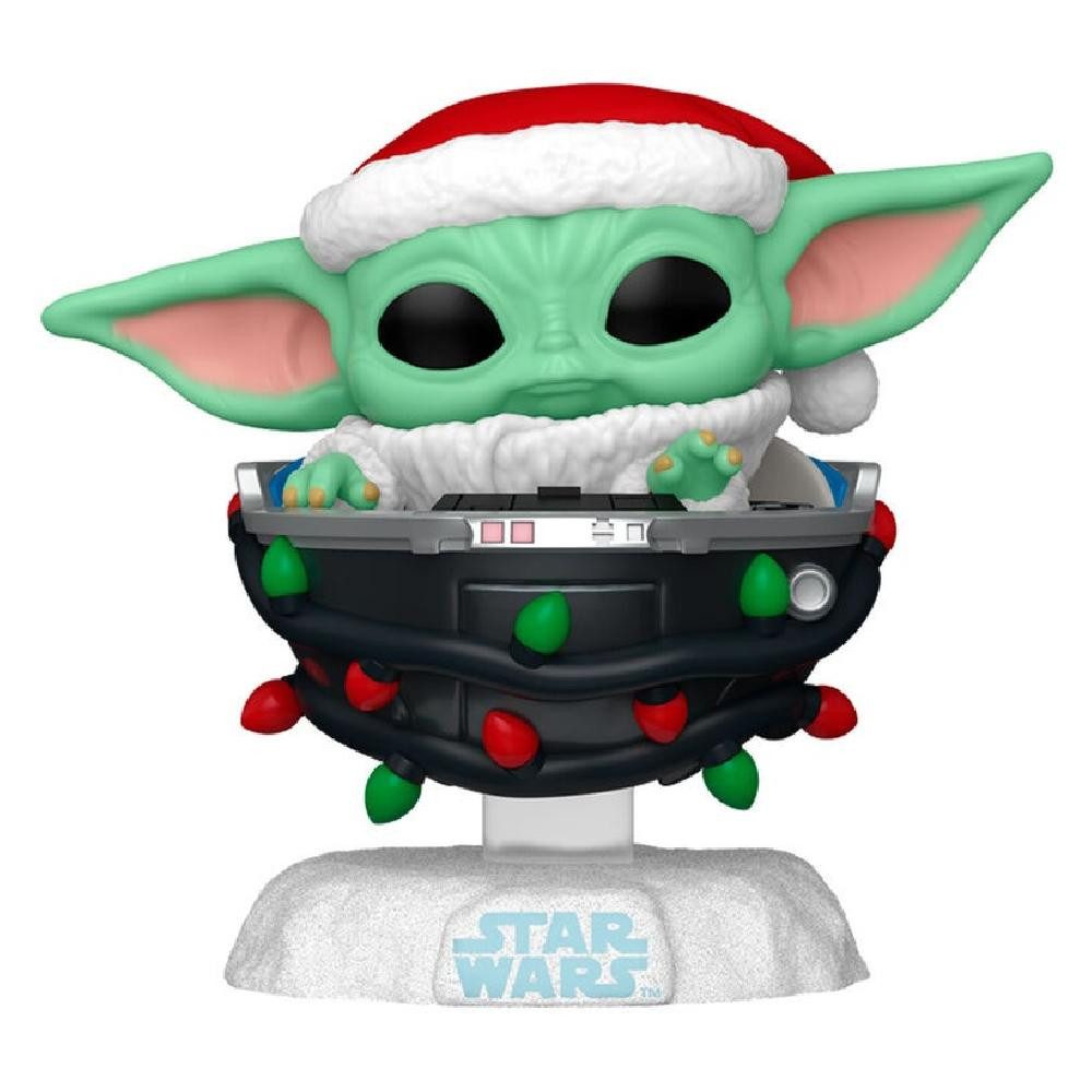 Funko Sammelfigur Star Wars Grogu with Santa Hat in Pram #0746