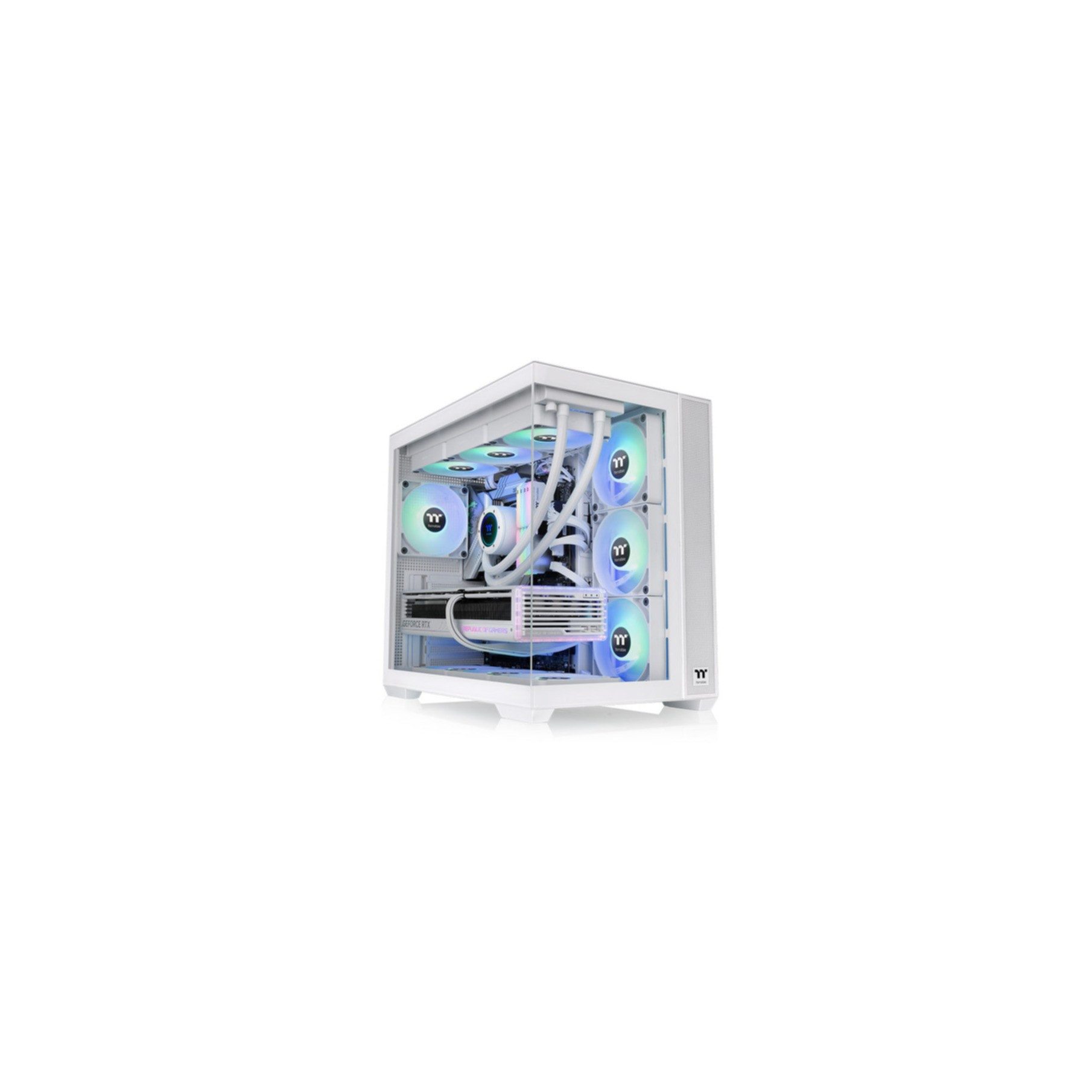 Thermaltake PC-Gehäuse View 380 TG ARGB Snow