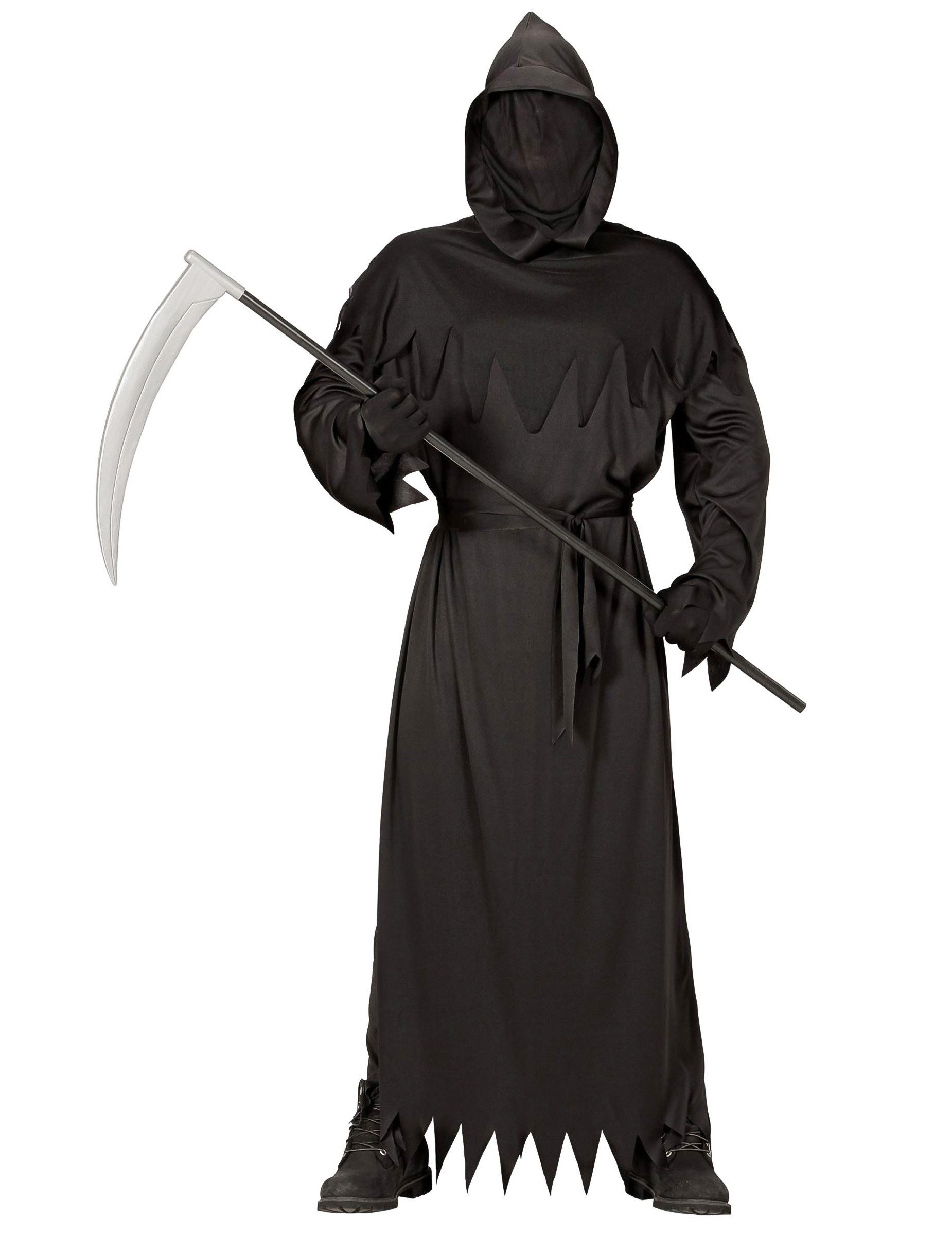 Widmann S.r.l. Kostüm Kostüm des Todes für Herren Halloween-Kostüm schwarz
