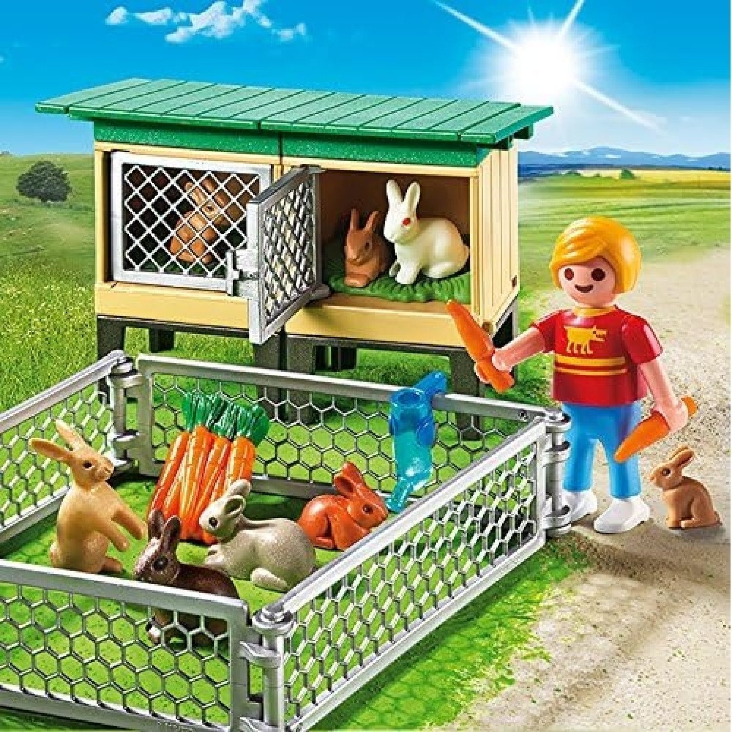 Playmobil® 6140 Hasenstall mit Freigehege Bauernhof günstig online kaufen