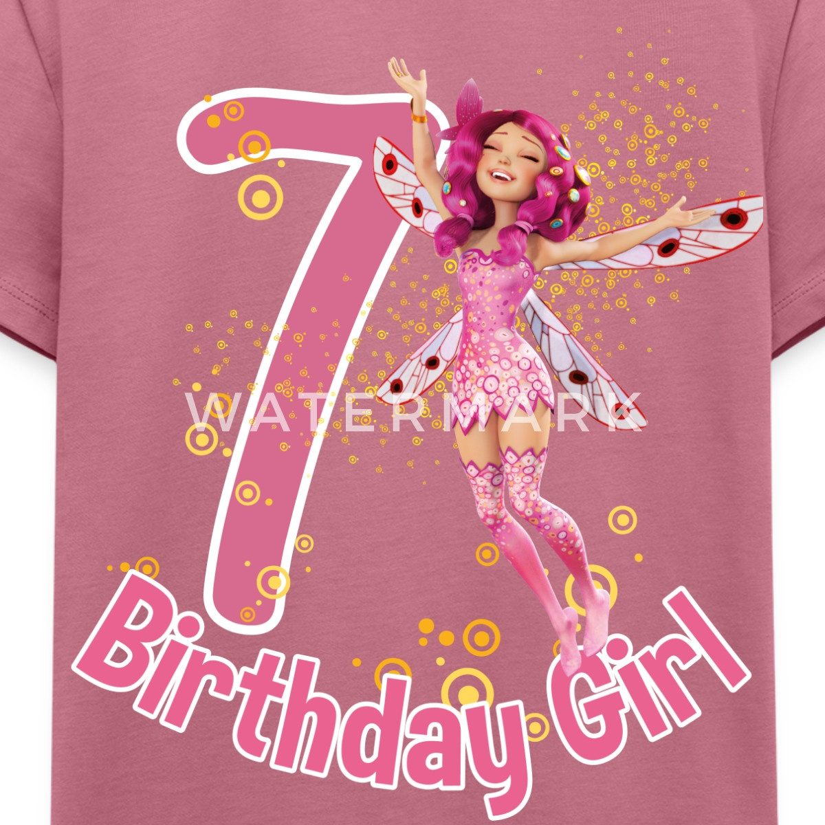 Spreadshirt T-Shirt Mia and Me 7. Geburtstag Geburtstagsgeschenk Kinder Premium T-Shirt (1-tlg)