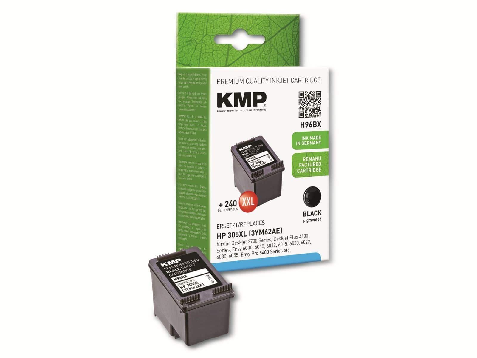 für KMP KMP H96BX, Tintenpatrone Tintenpatrone Deskjet schwarz, HP
