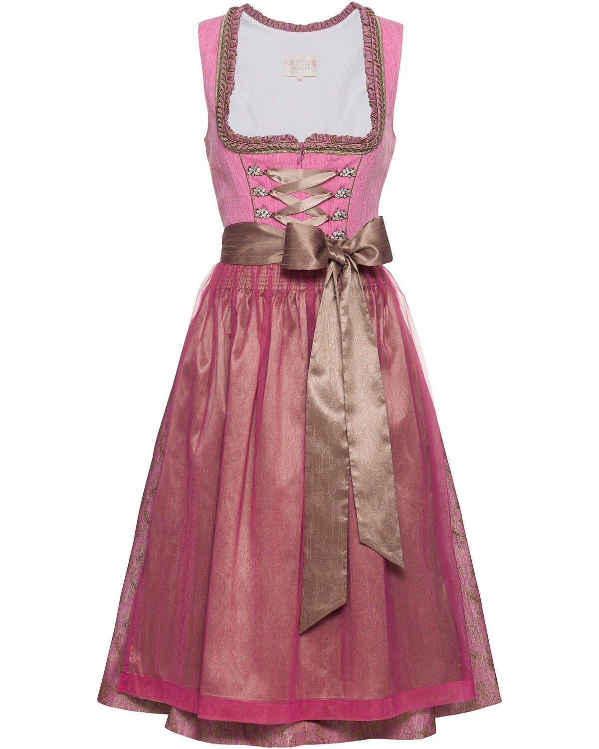 KRÜGER COLLECTION Dirndl Midi-Dirndl