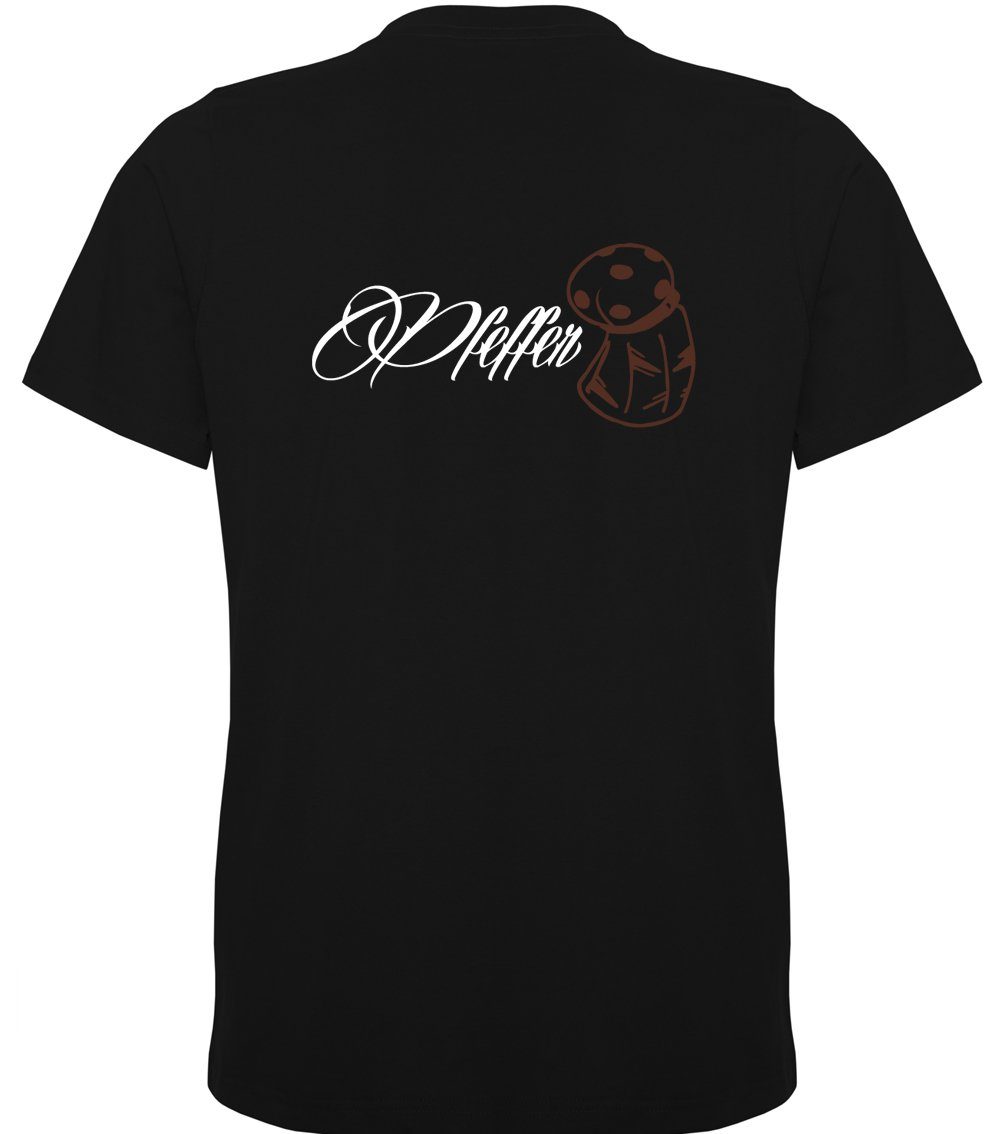 G-graphics T-Shirt Salz & Pfeffer (Partner- / Paar-Set, Einzelteile zum selbst zusammenstellen) Aufdruck auf der Vorder- oder Rückseiteseite wählbar