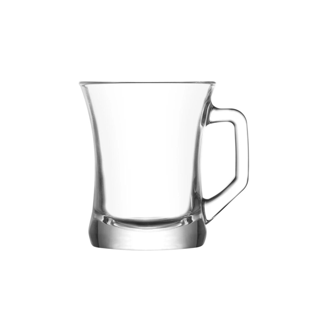 LAV Teeglas Zen Teegläser-Set mit Henkel 6-teilig - 255 ml, 6-tlg., Glas, 6-teilig, 255 ml