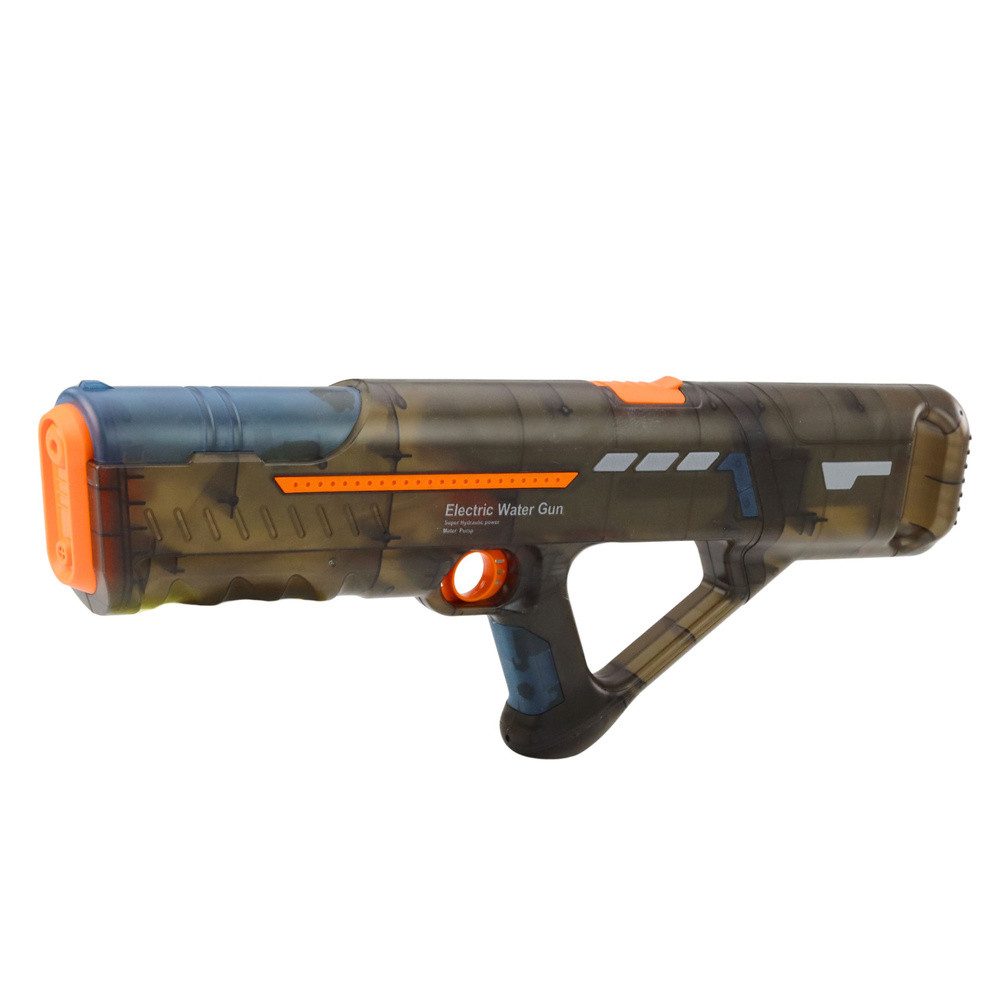 LEAN TOYS Wasserpistole Wassergewehr Wasserspritze Sommerspielzeug (Spar-Set, 1-tlg., 55 cm elektrisch), Elektrische Wasseransaugung, USB-C-Akku, 1200 mAh