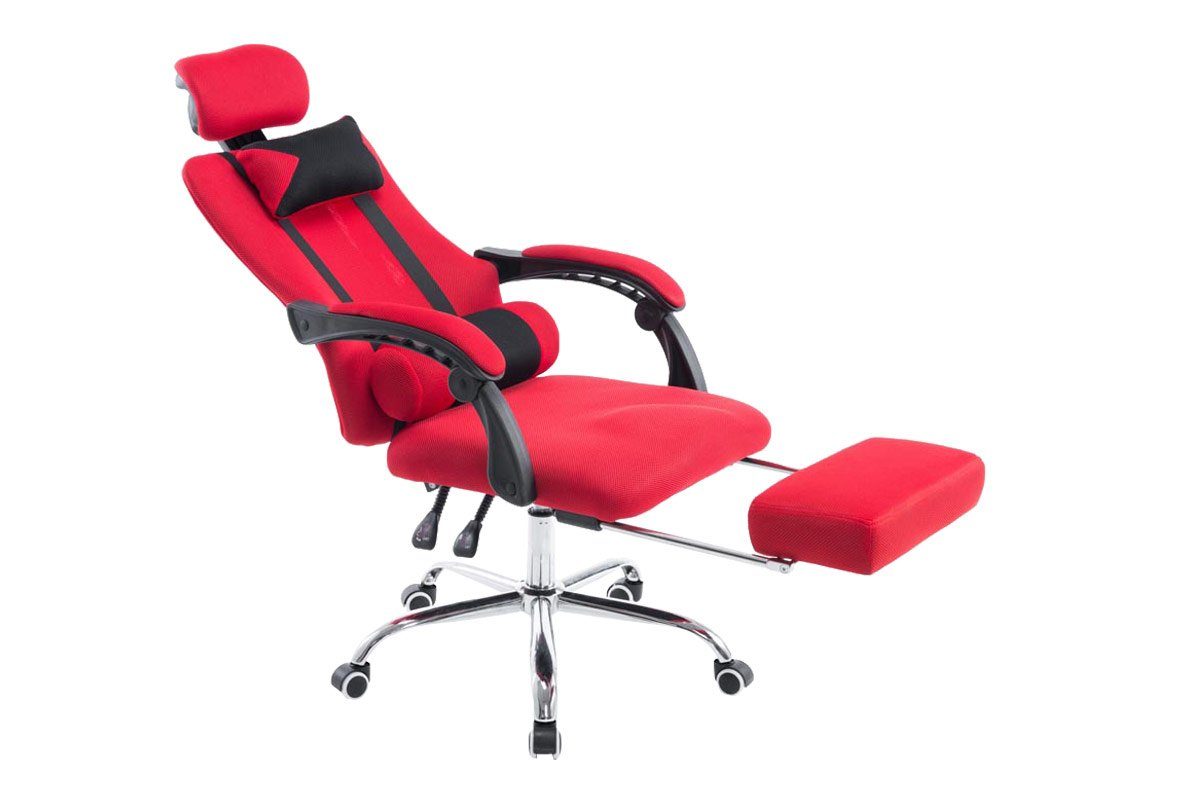 CLP Gaming Chair Fellow Netzbezug, höhenverstellbar und drehbar rot