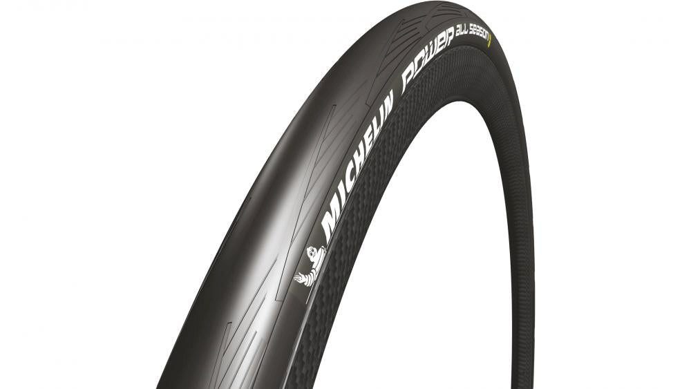 Michelin Fahrradreifen Michelin Reifen Power All Season 28x1.00 Zoll 25-622 schwarz faltbar -