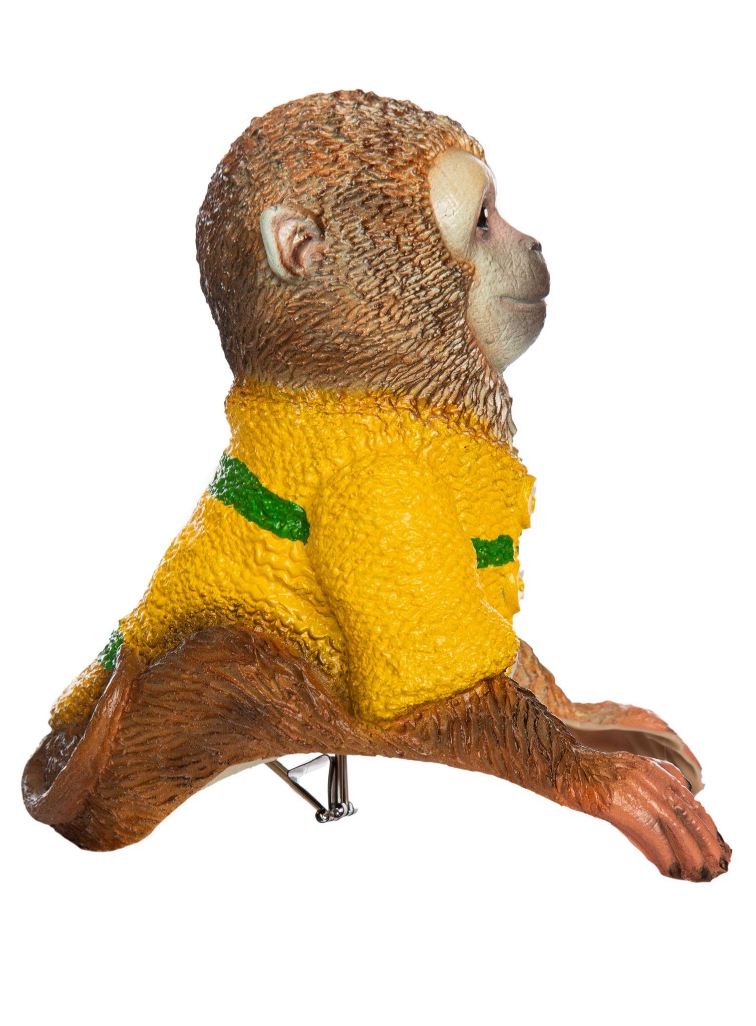 Maskworld Piraten-Kostüm Herr Nilsson Schulterfigur - Fasching Karneval, Klammeräffchen: Pippis frecher Affe als Figur zum Anklemmen