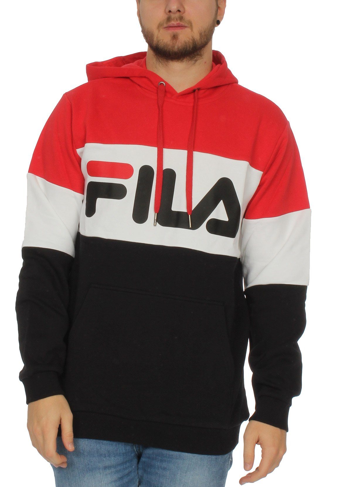 Fila night blocked hoodie sale